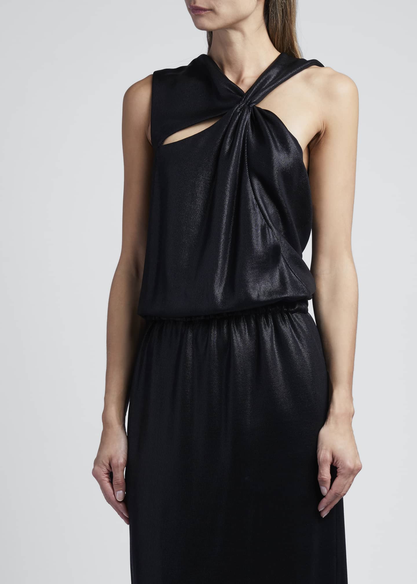TOM FORD Sleeveless Cutout Laminated Jersey Gown - Bergdorf Goodman