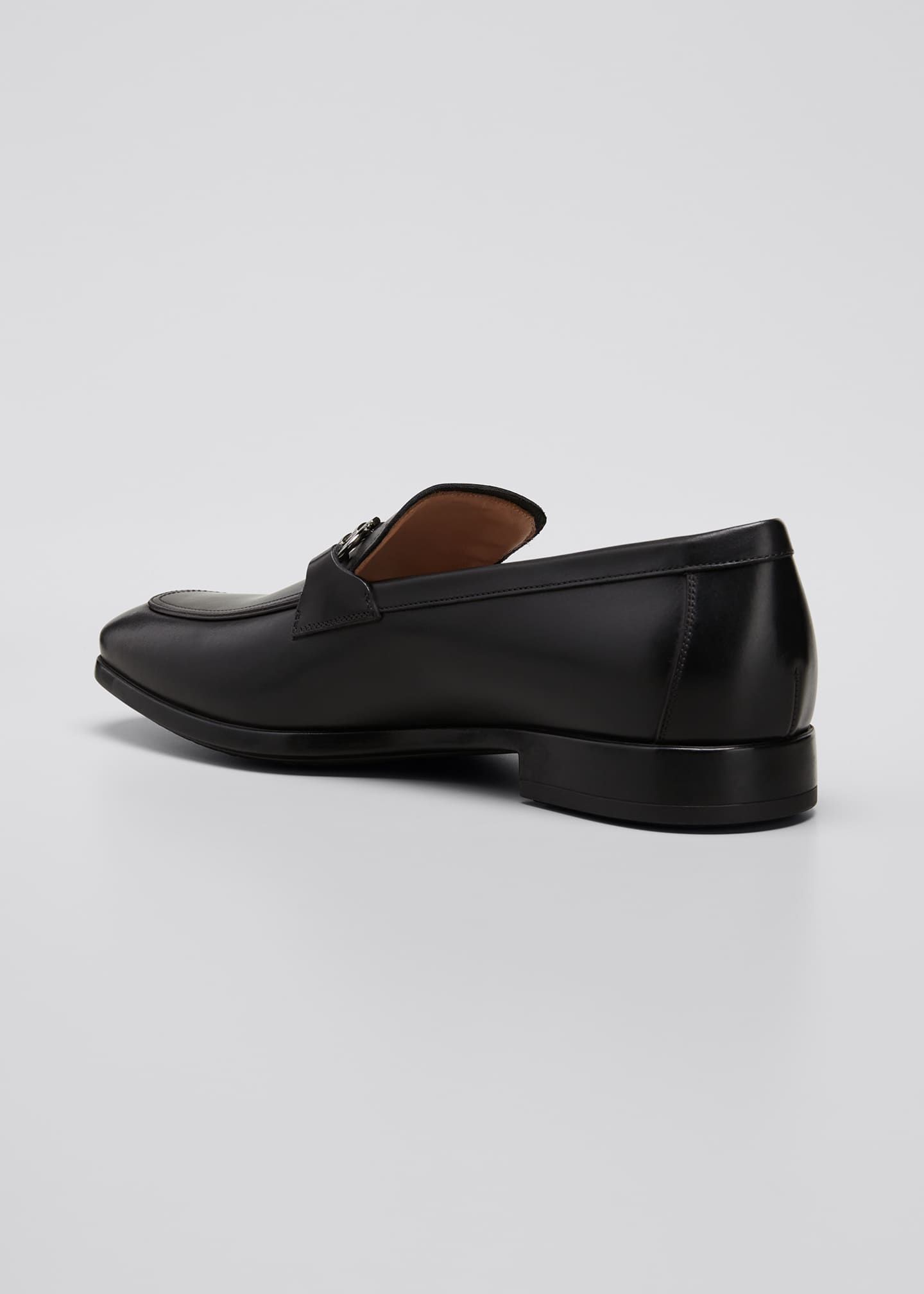 asten gancini bit leather loafers