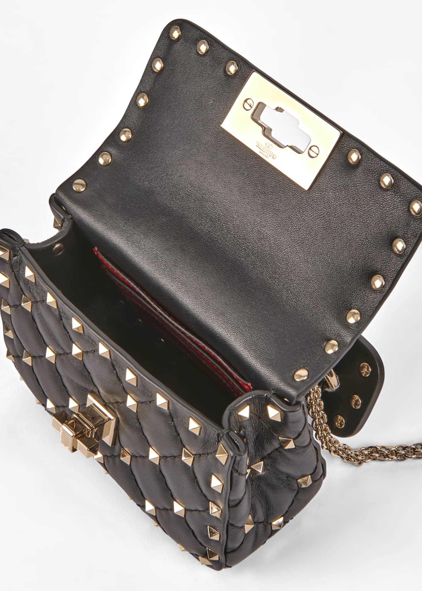 Valentino Garavani Spike Micro Rockstud Shoulder Bag Bergdorf Goodman