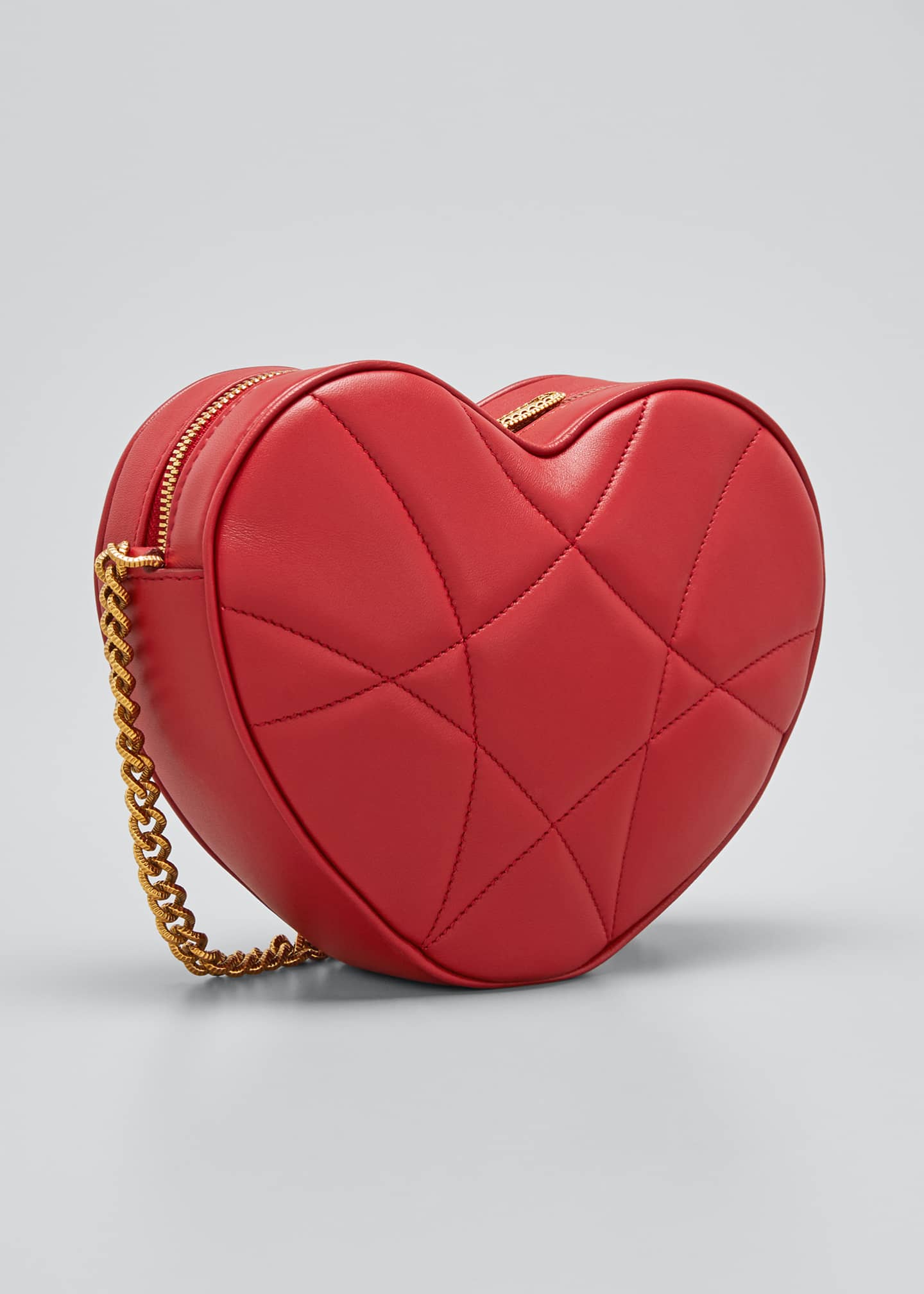 Dolce & Gabbana Devotion Heart Zip Crossbody Bag - Bergdorf Goodman