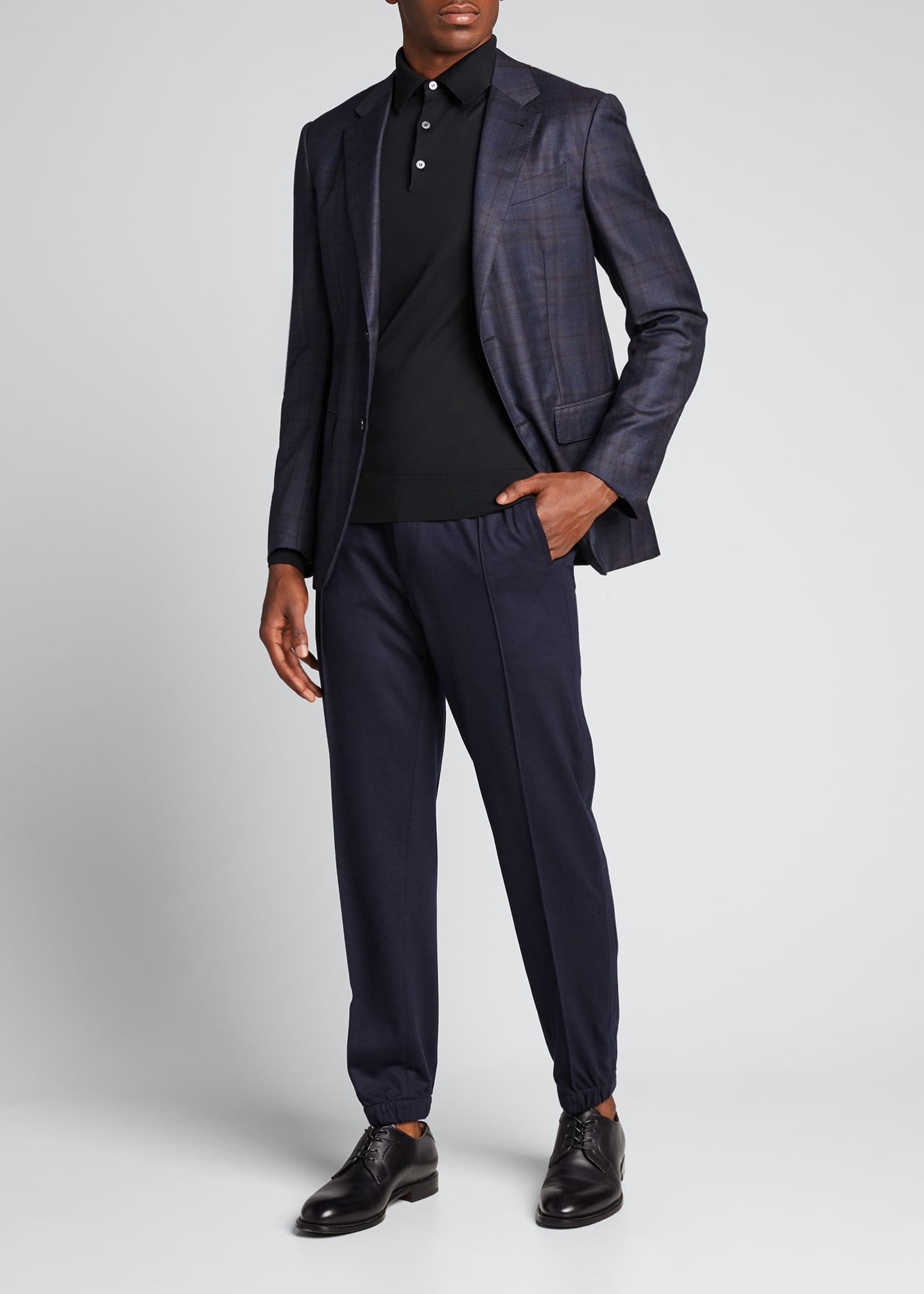 men's wool jogger pants
