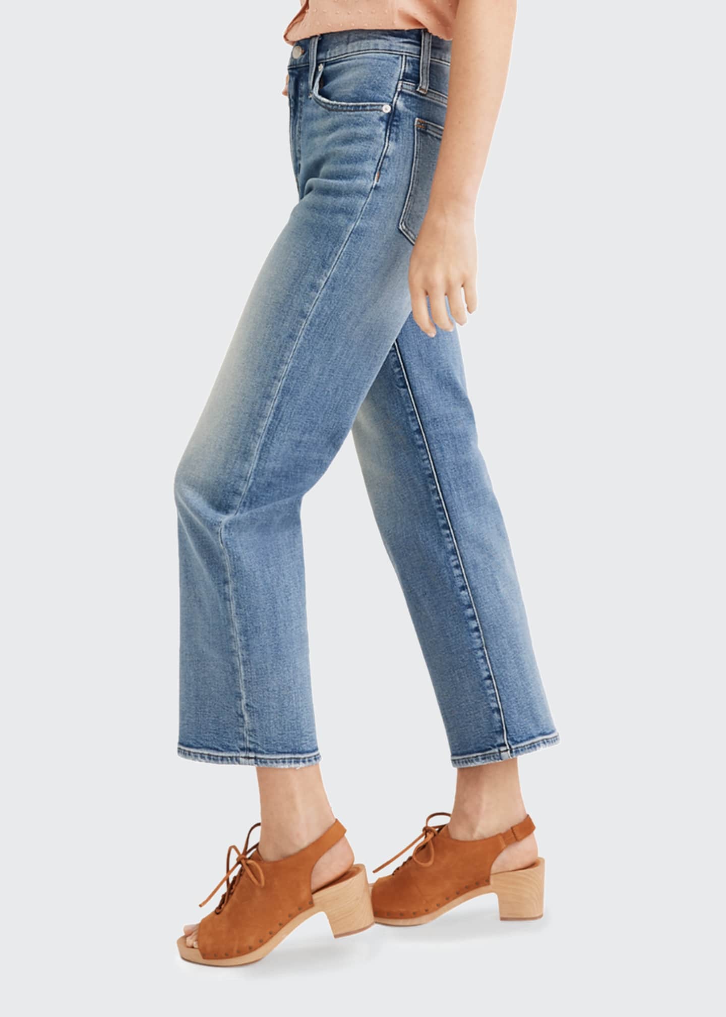 Madewell HighRise Slim Wide Leg Jeans Bergdorf Goodman