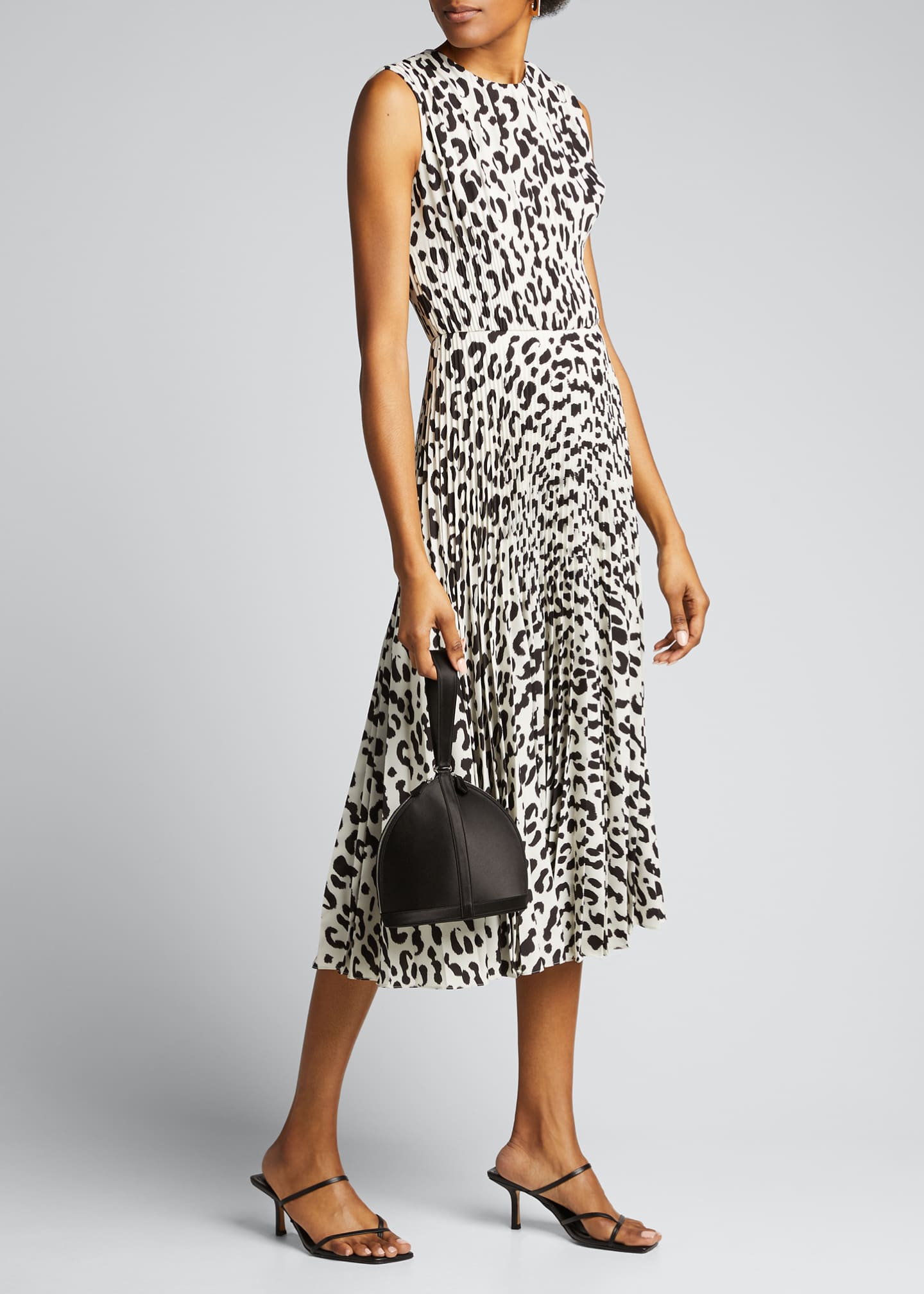 Jason Wu Collection Snow Leopard Printed Crepe Dress Bergdorf Goodman