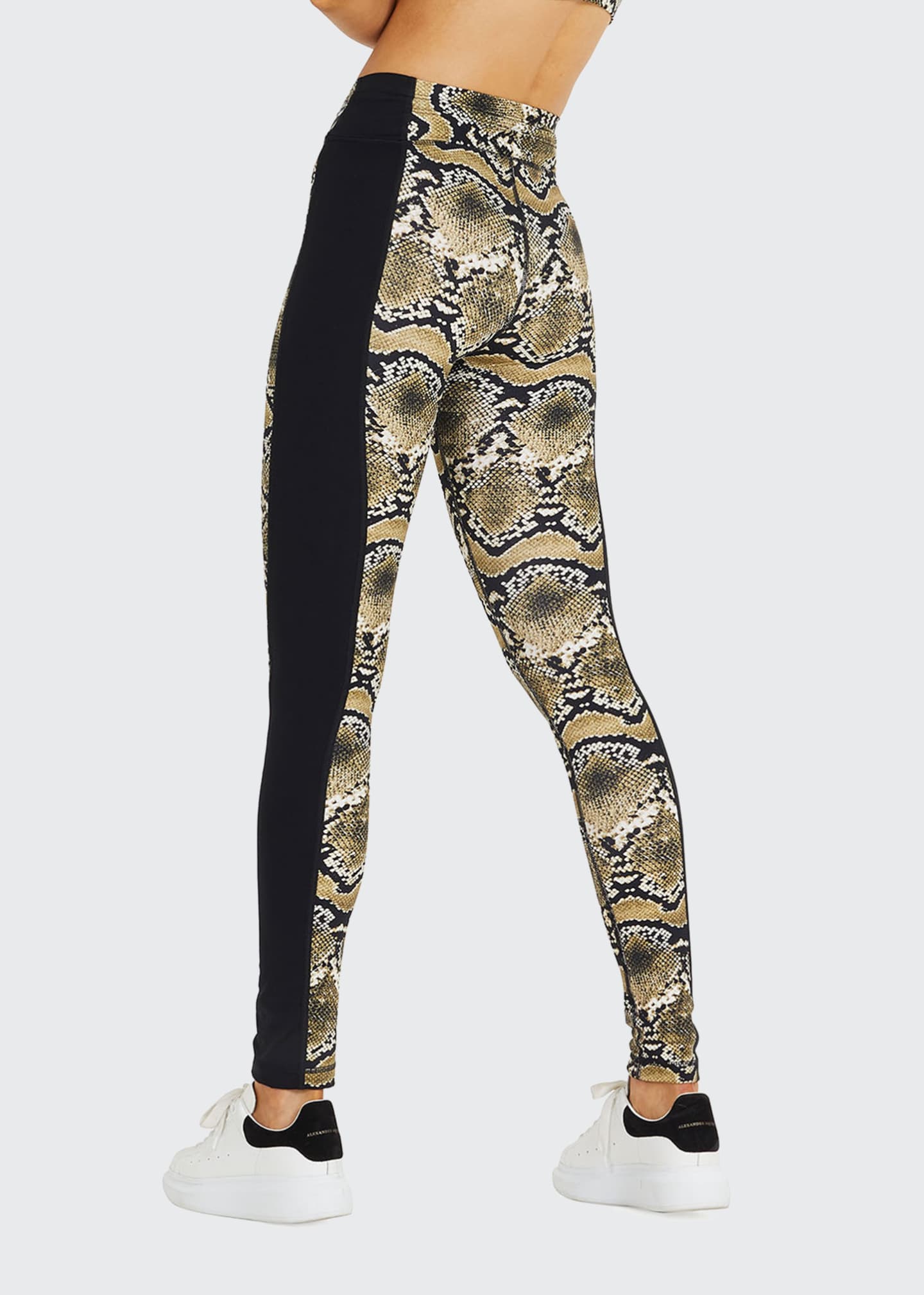 snakeskin yoga pants