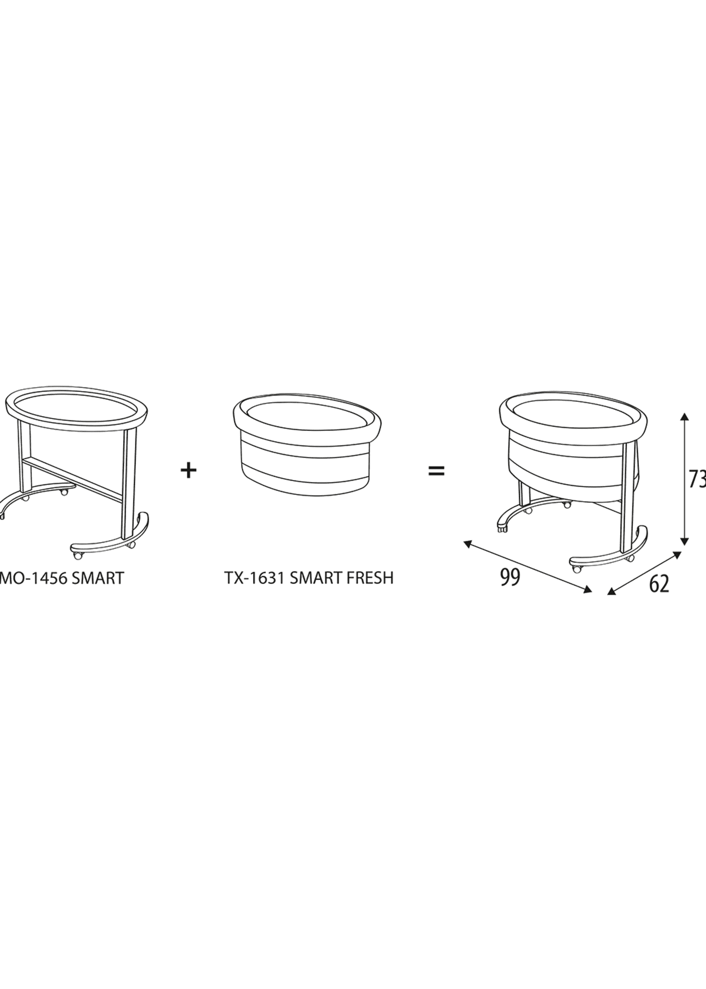 micuna smart fresh bassinet
