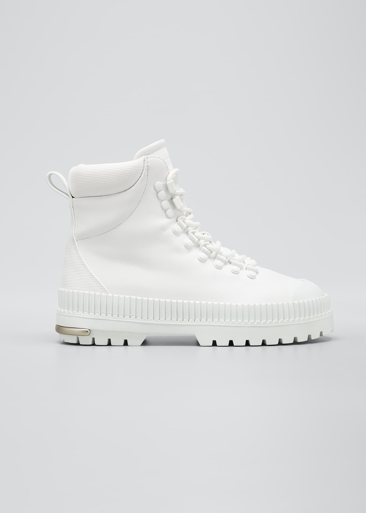 white hiking boots