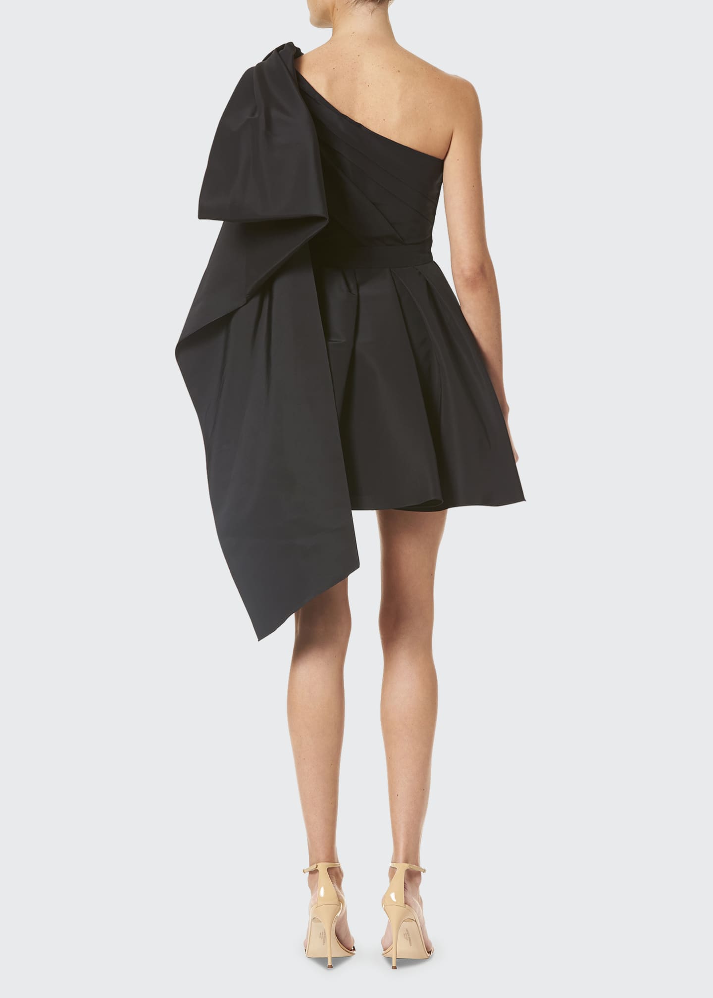 bow shoulder gown