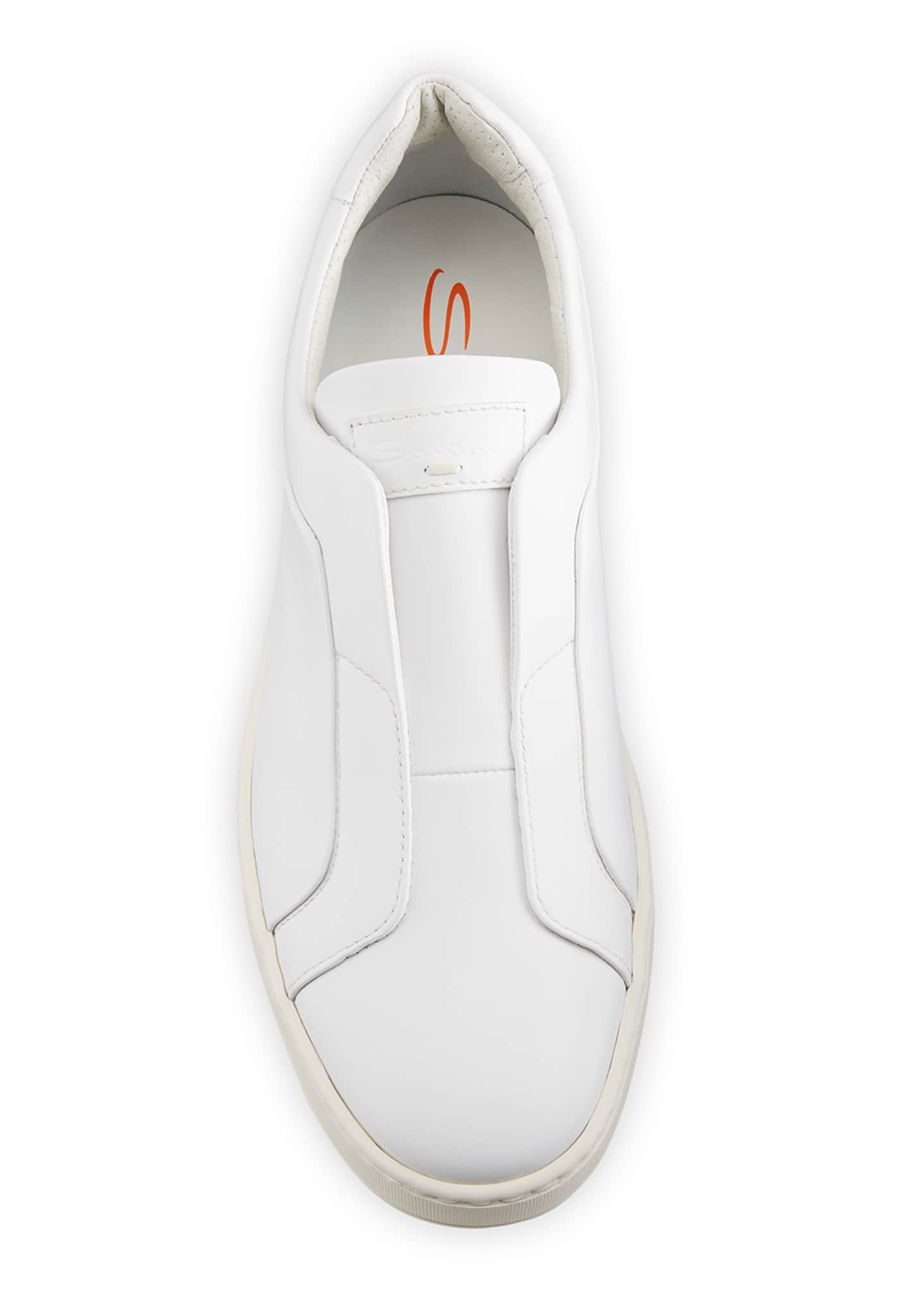 santoni slip on sneakers