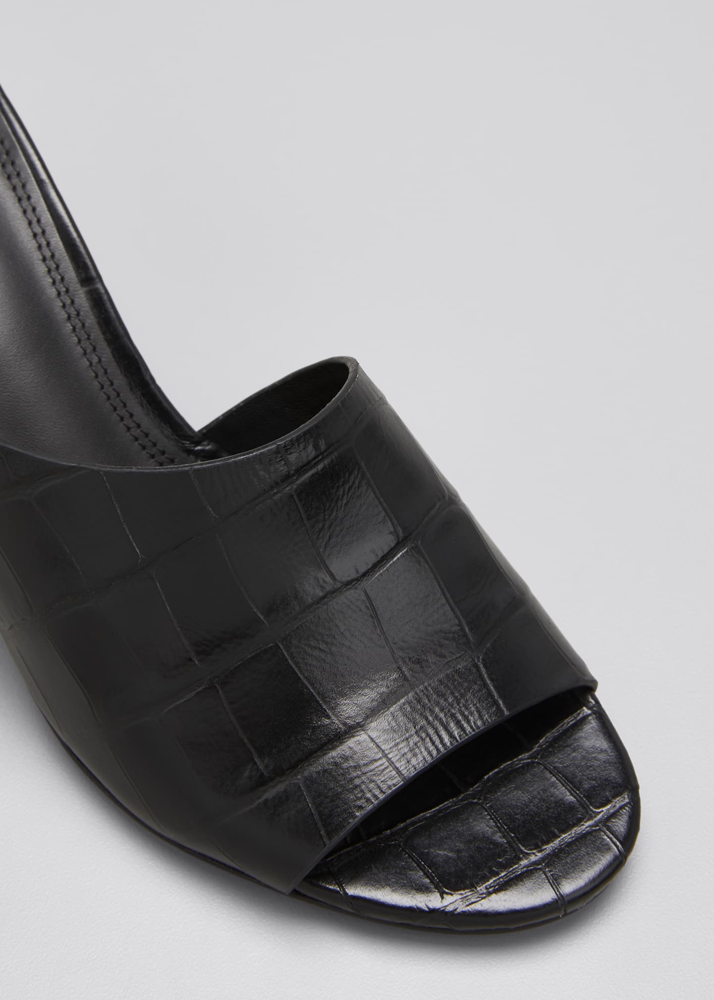 low heel slide sandals