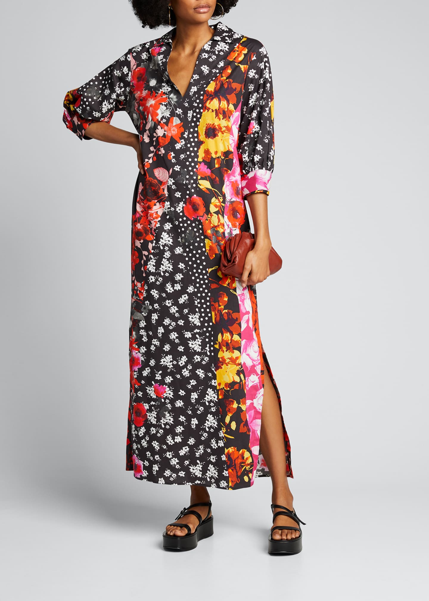 fuzzi maxi dress