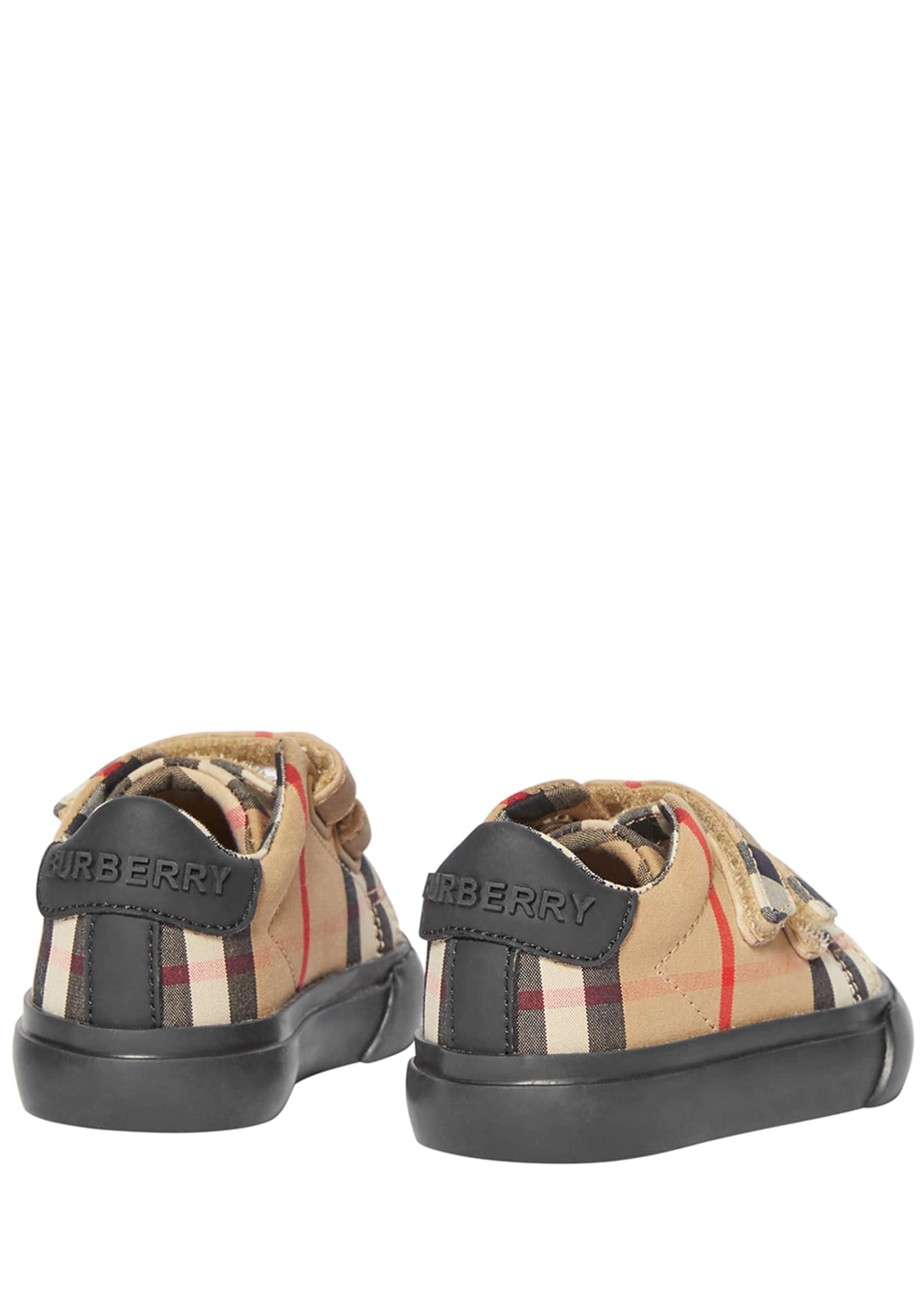 Burberry Markham Check GripStrap Sneaker, Baby Bergdorf Goodman
