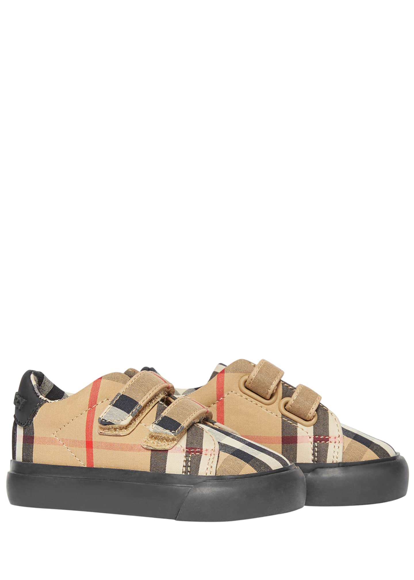 Burberry Markham Check GripStrap Sneaker, Baby Bergdorf Goodman