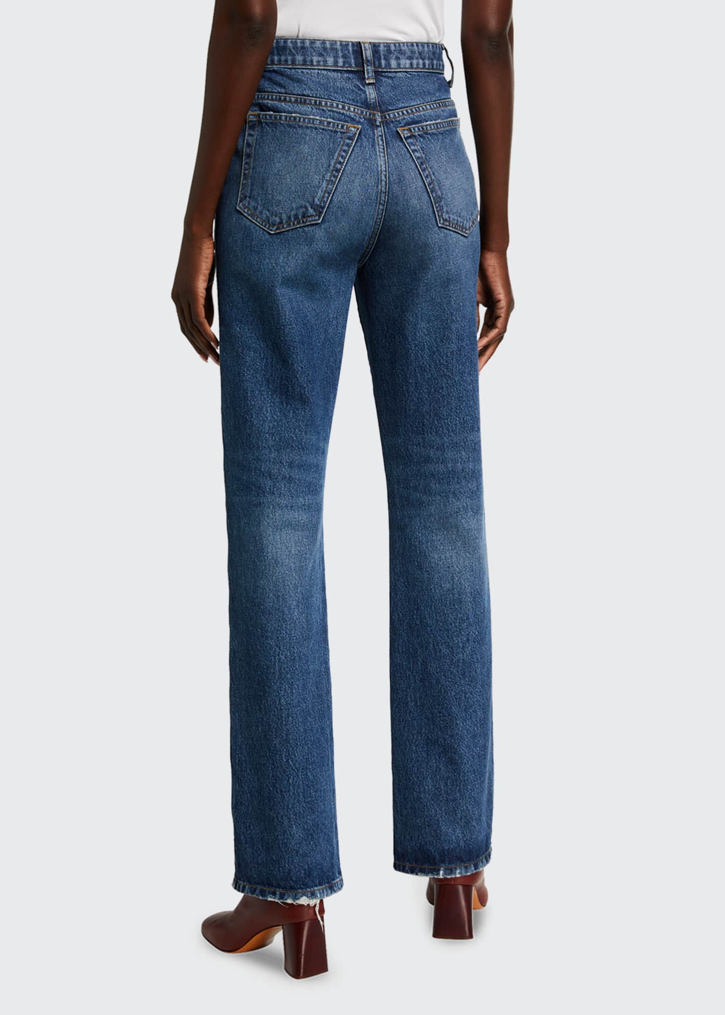 Khaite Danielle StraightLeg Jeans Bergdorf Goodman