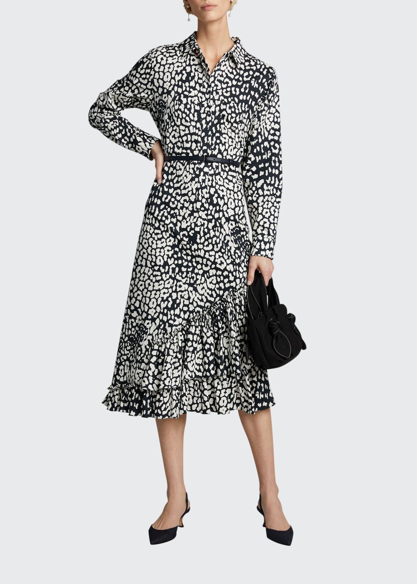 max mara leopard dress