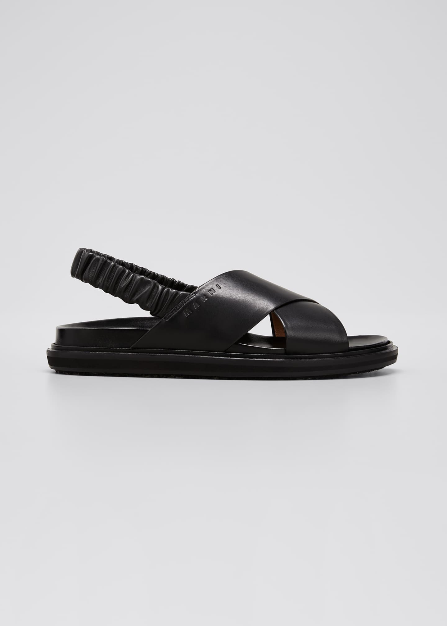 Marni Crisscross Leather Slingback Sandals - Bergdorf Goodman