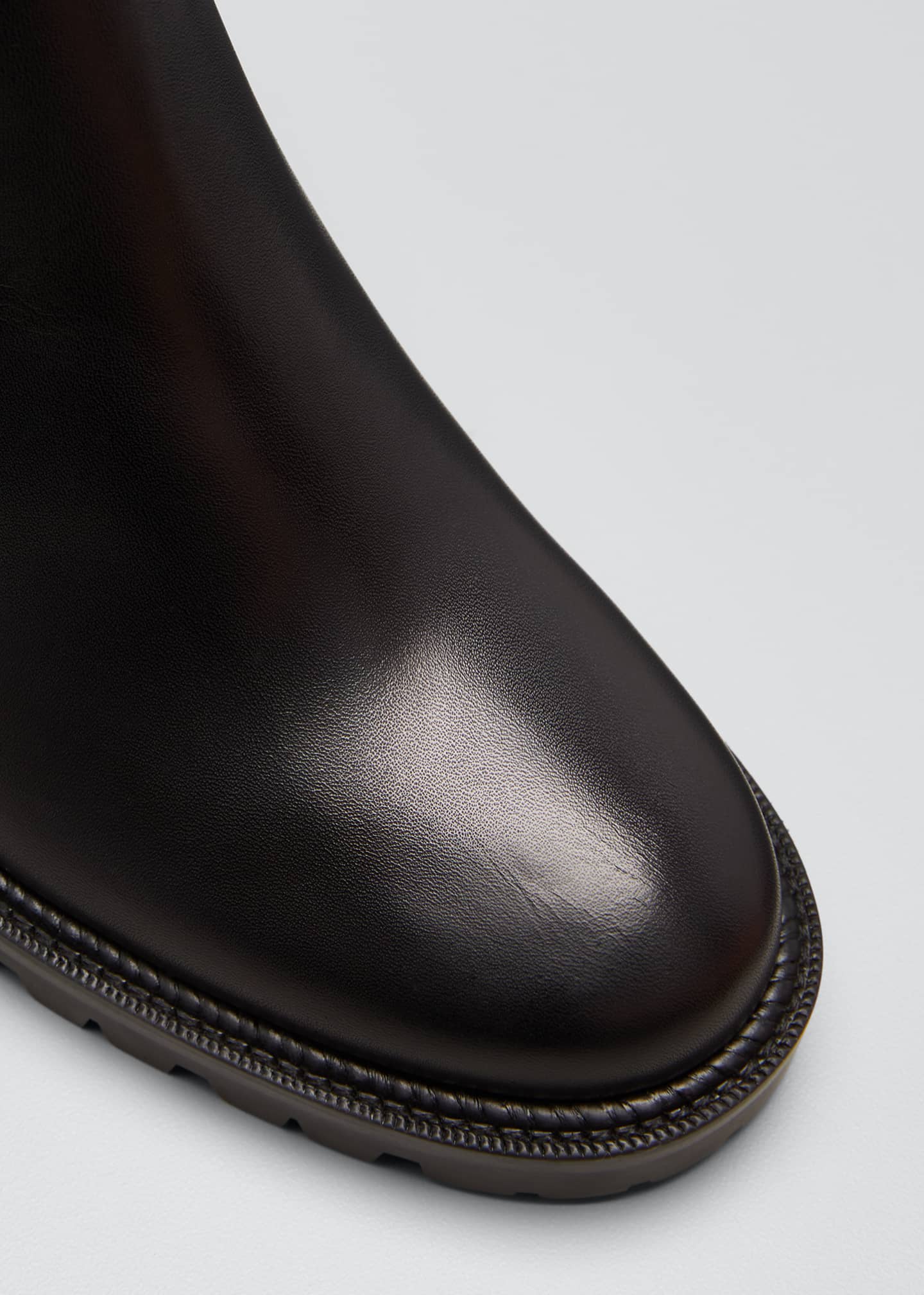 crapahutta 70mm spiked leather ankle booties