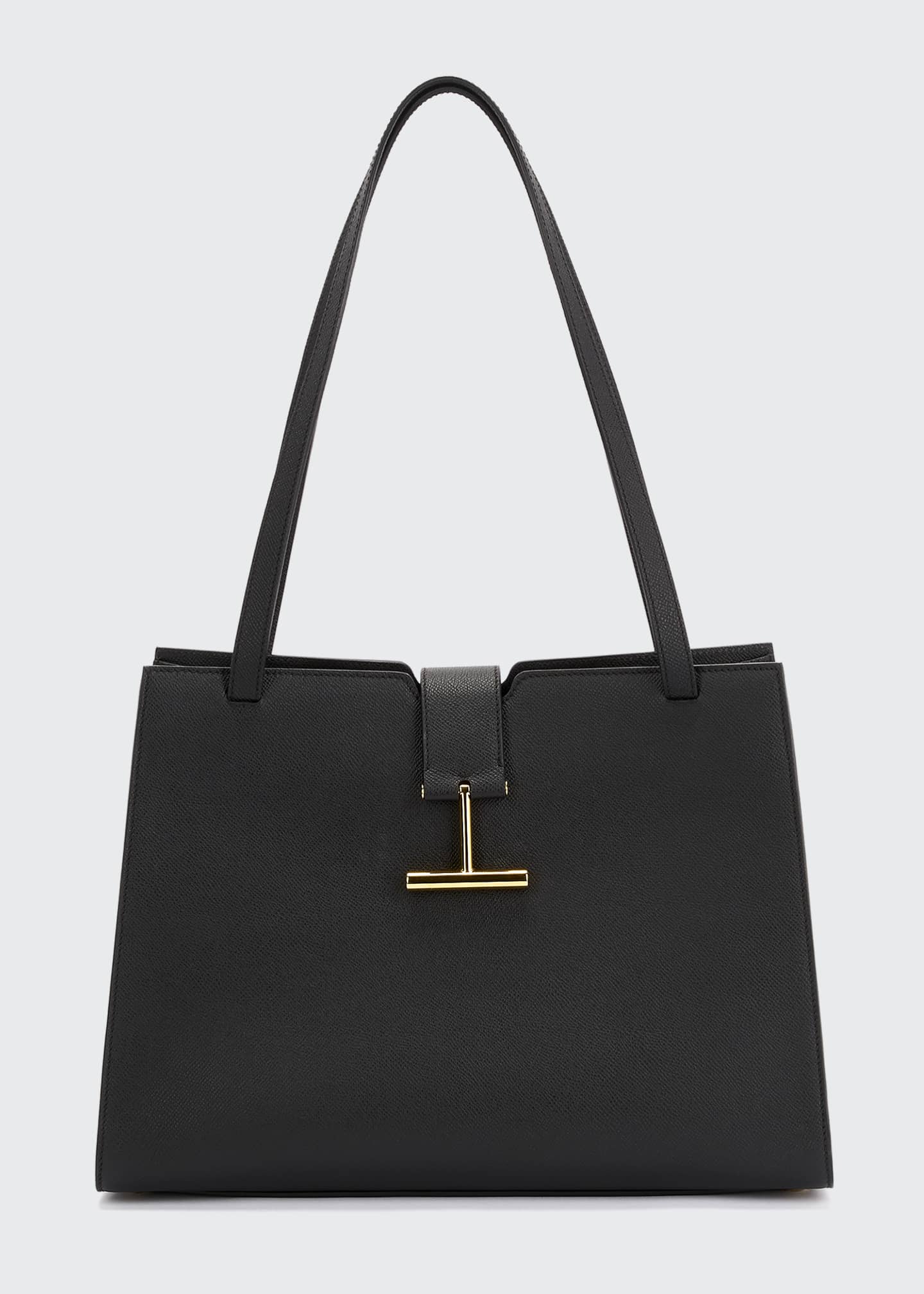 TOM FORD Tara Large Grain Leather Shoulder Tote Bag ...