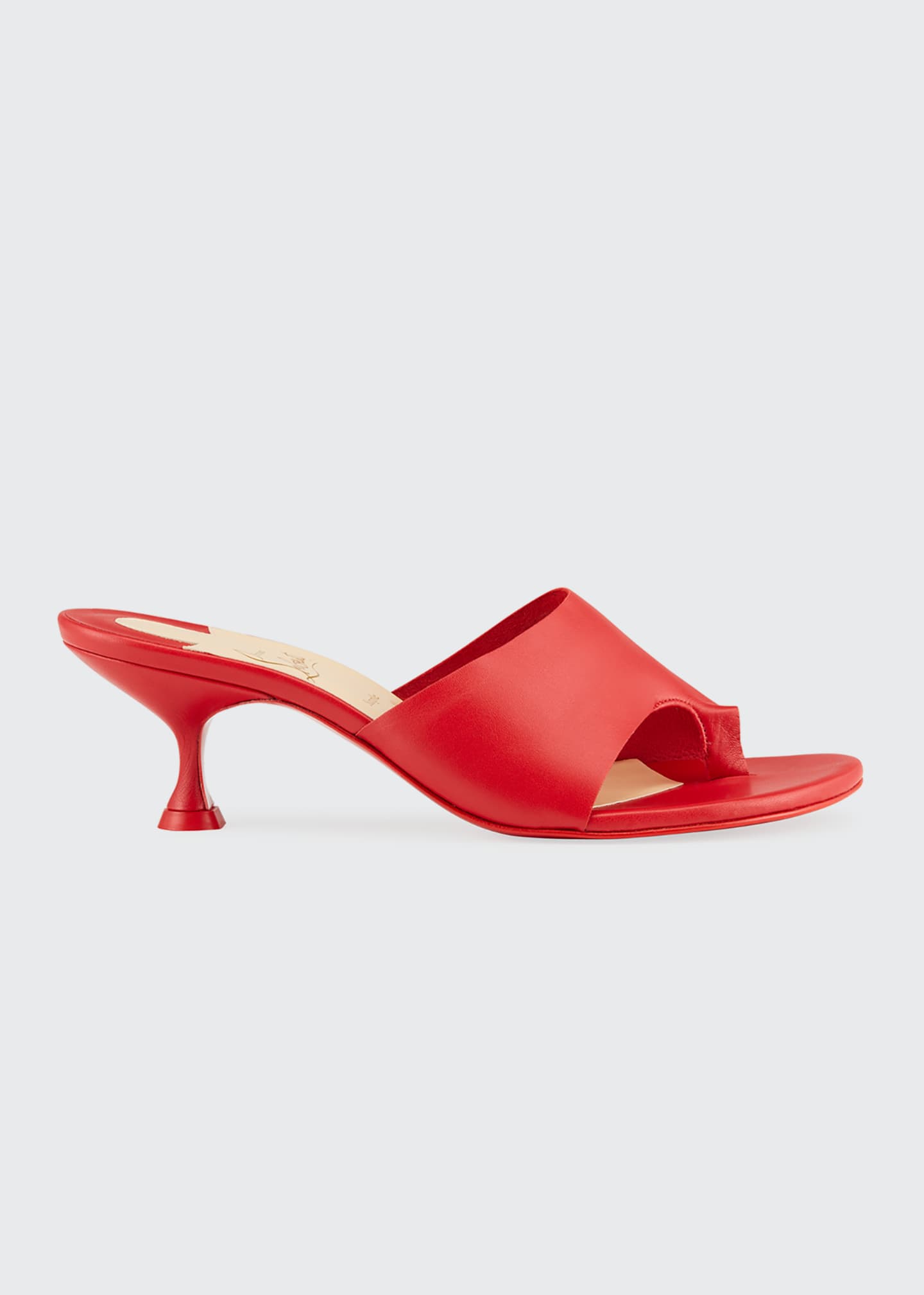 christian louboutin nicol is back red sole slide sandals
