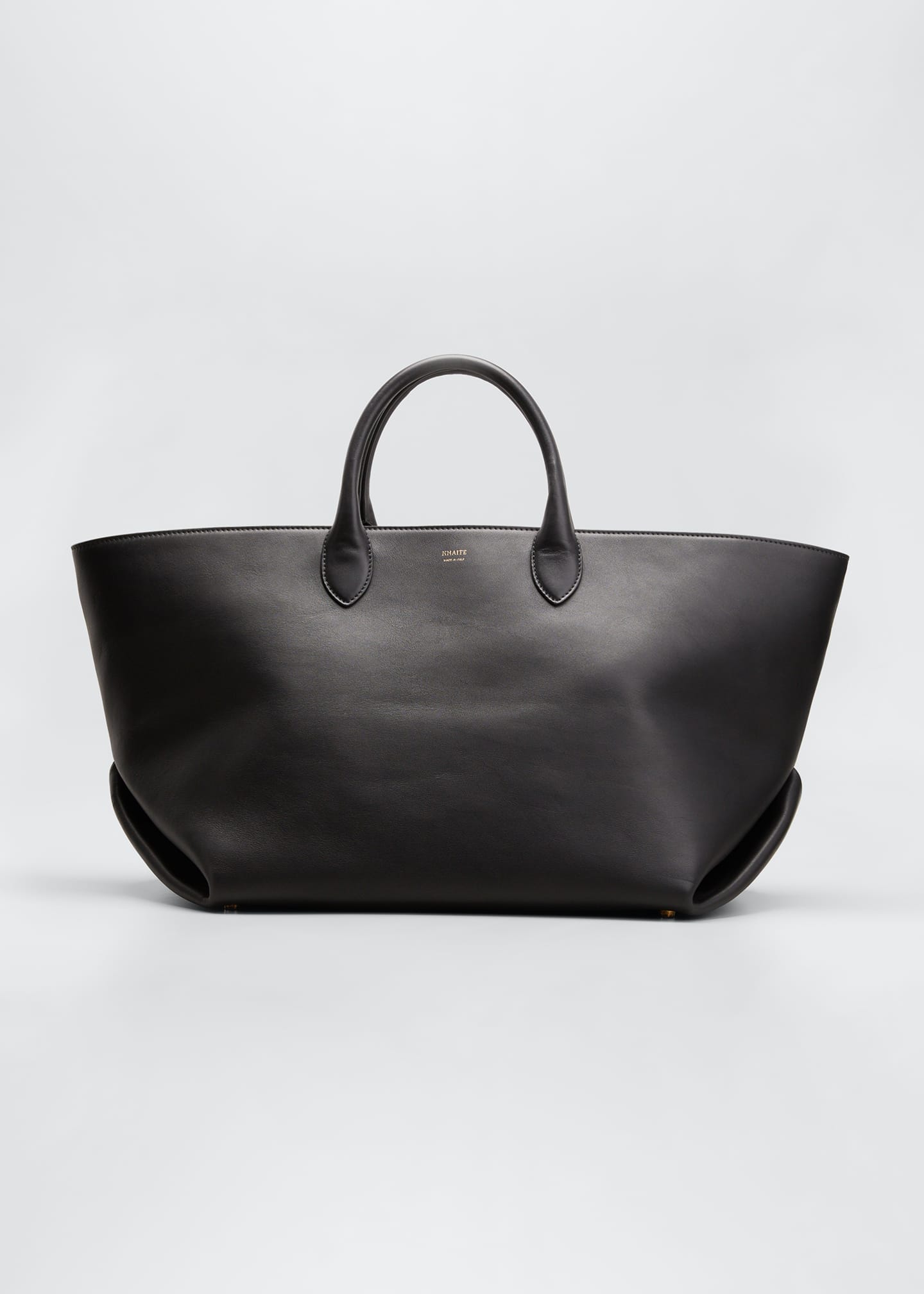 pleated tote bag