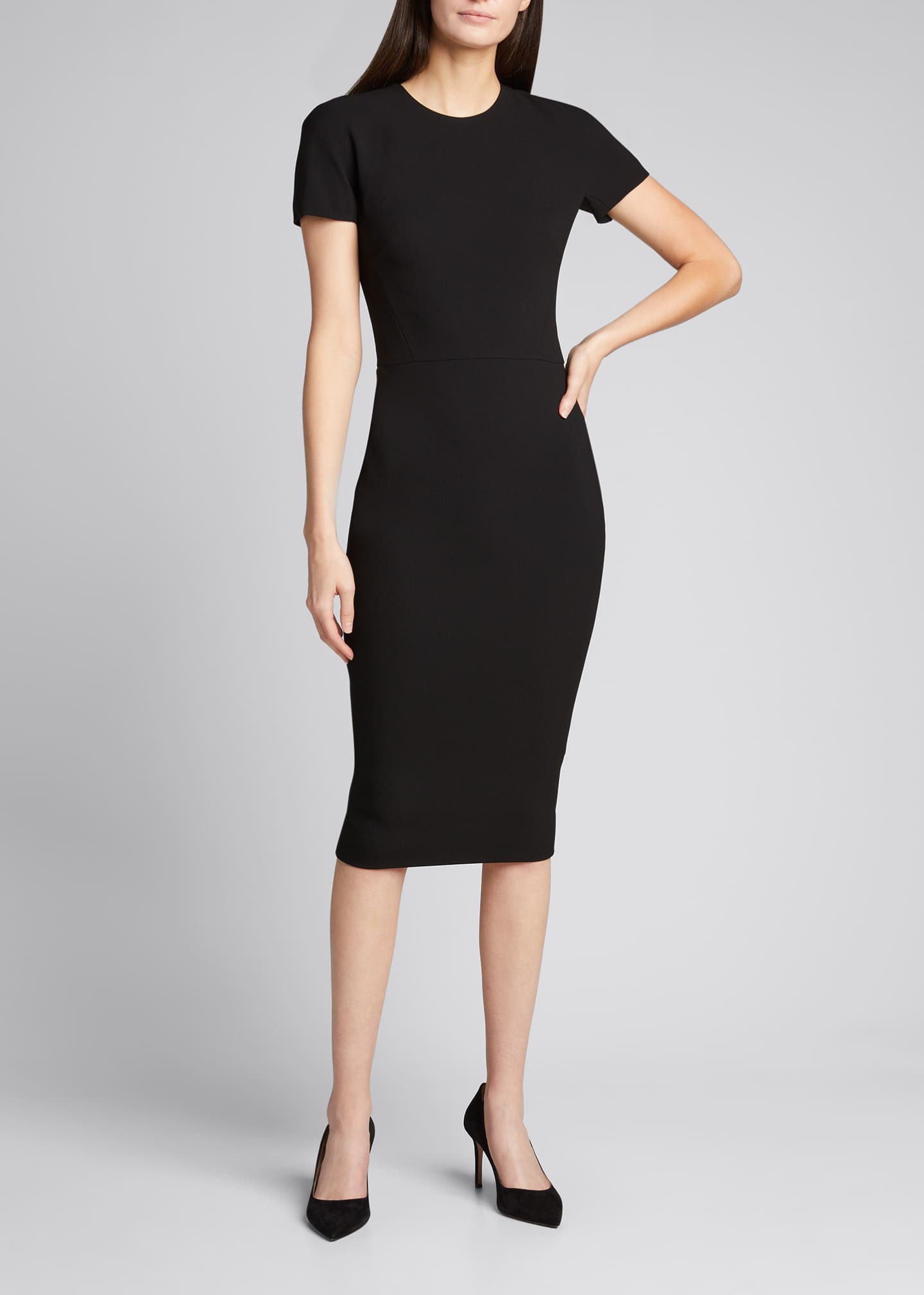 Victoria Beckham Fitted T-Shirt Dress - Bergdorf Goodman