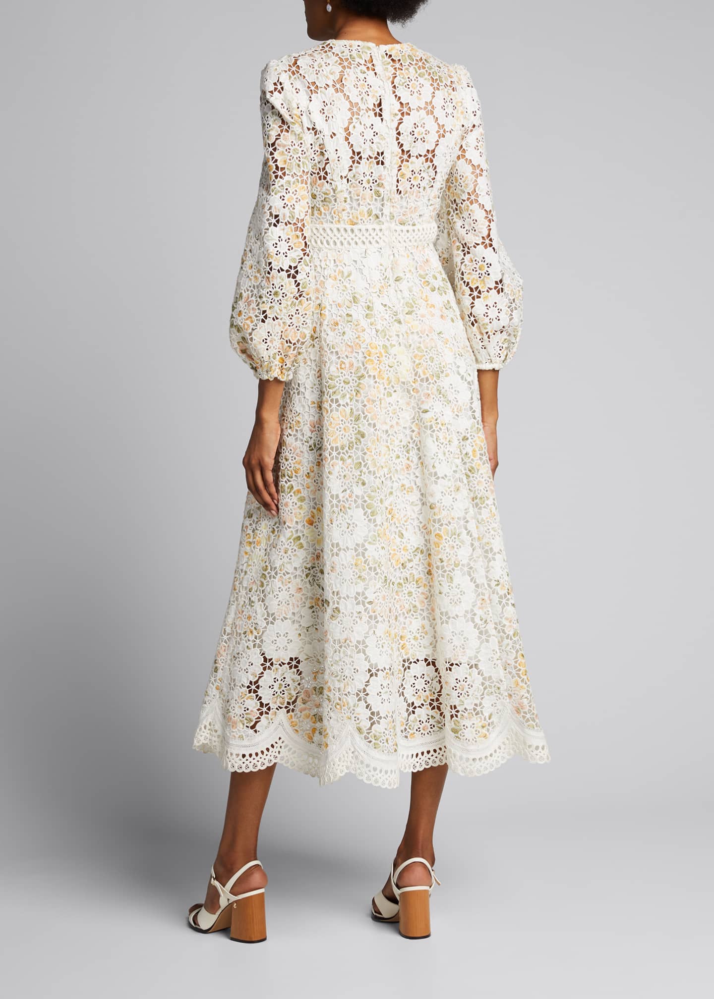 Zimmermann Amelie Embroidered Long Dress Bergdorf Goodman