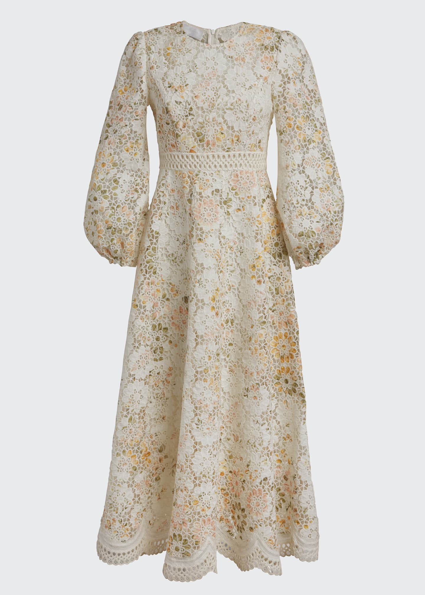 Zimmermann Amelie Embroidered Long Dress Bergdorf Goodman