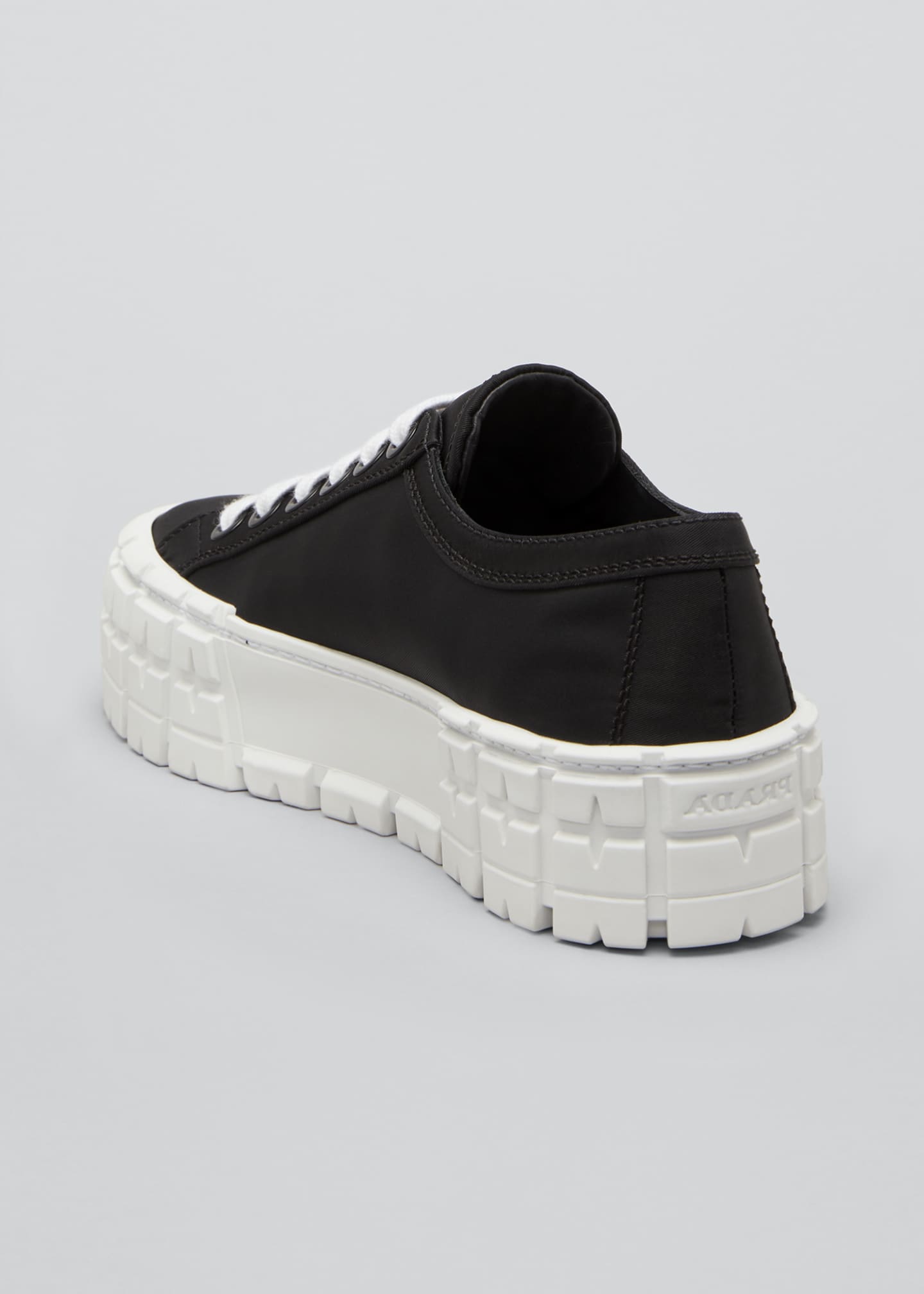 Prada 50mm Logo Flatform Sneakers - Bergdorf Goodman