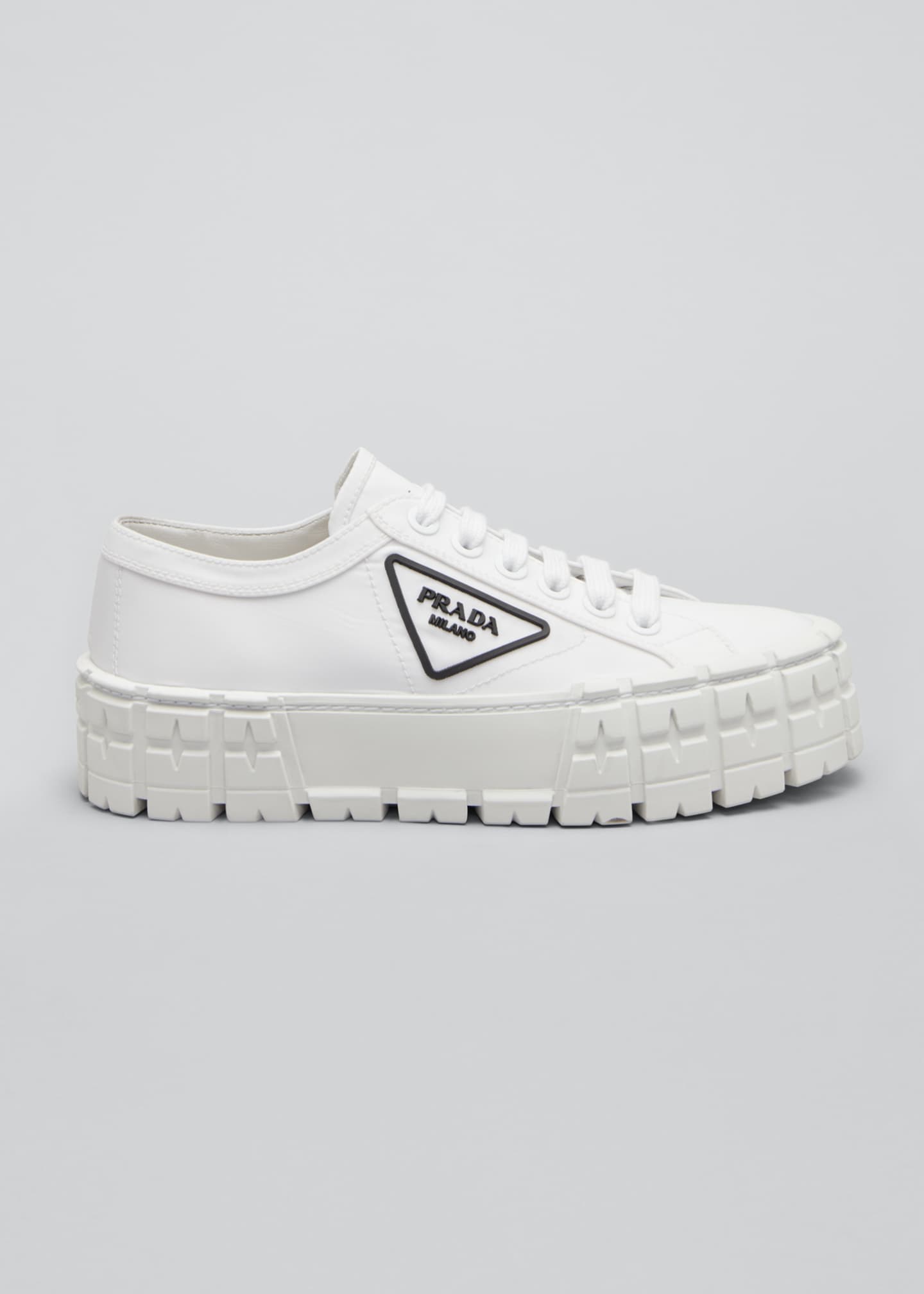Prada 50mm Logo Flatform Sneakers Bergdorf Goodman