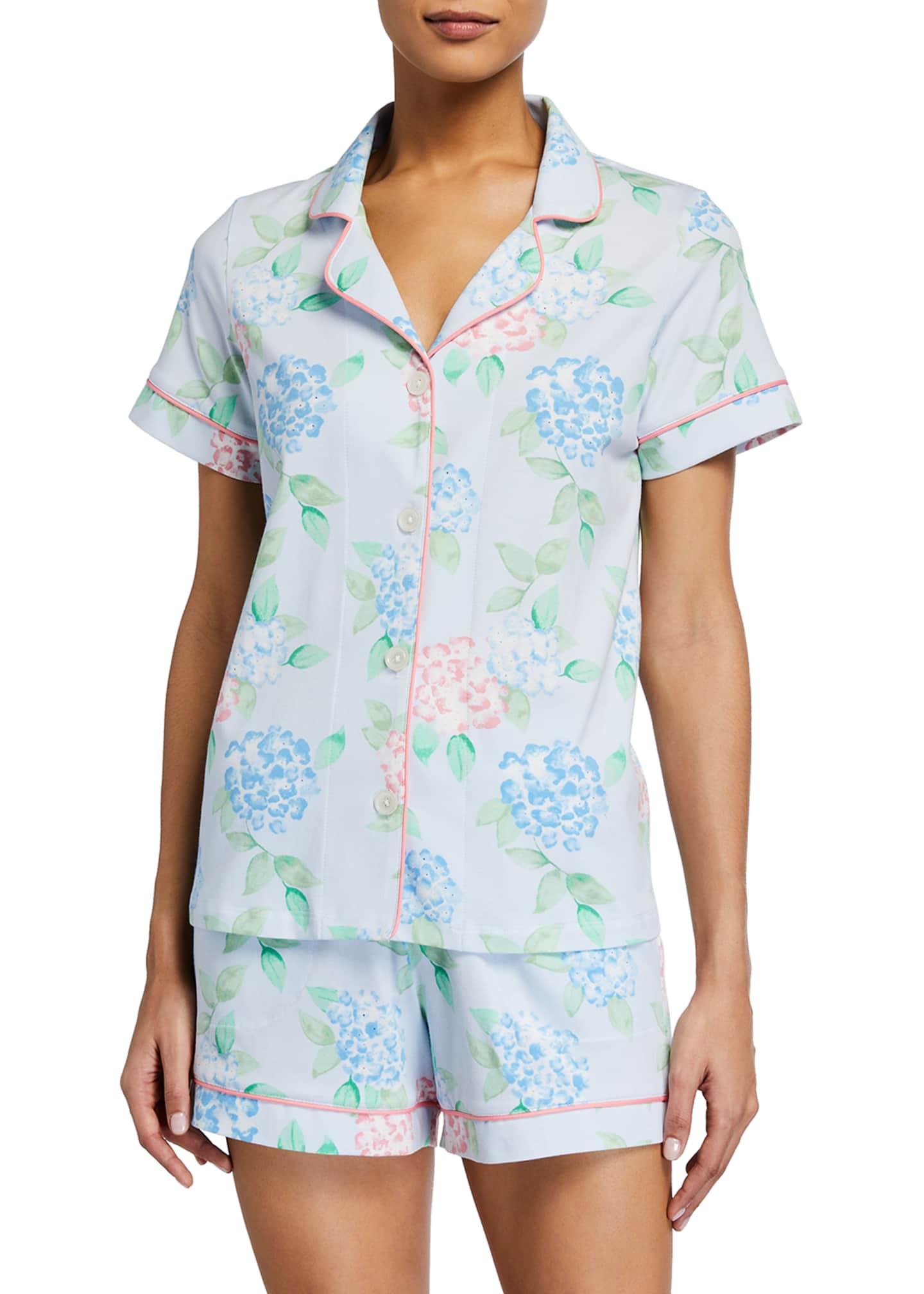 BedHead Pajamas HydrangeaPrint Classic Shorty Pajama Set Bergdorf