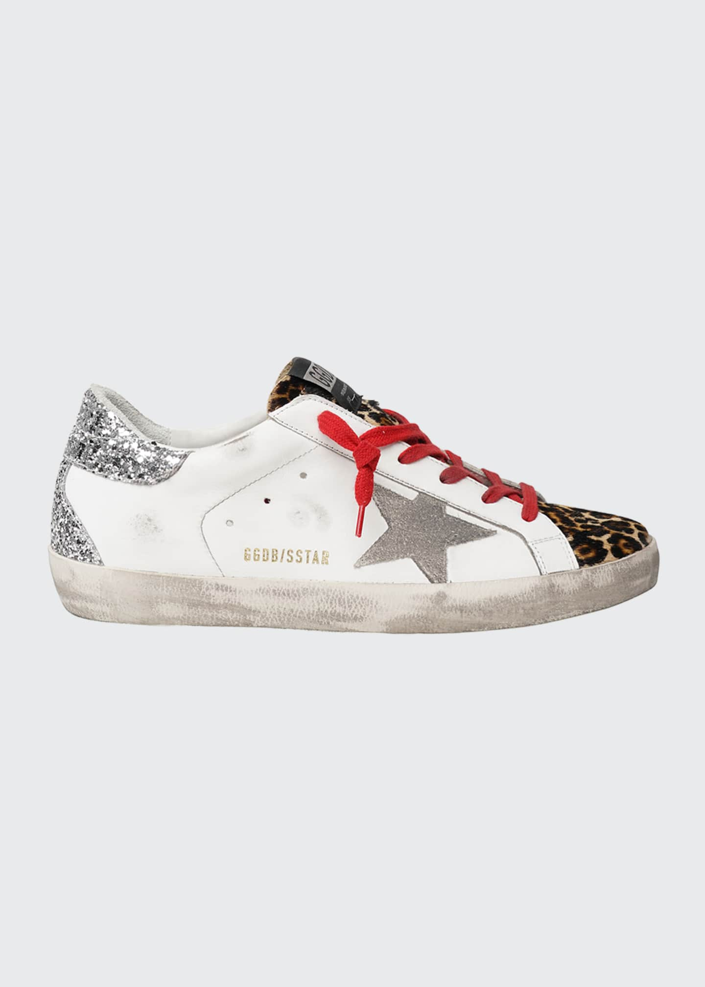 leopard golden goose sneakers