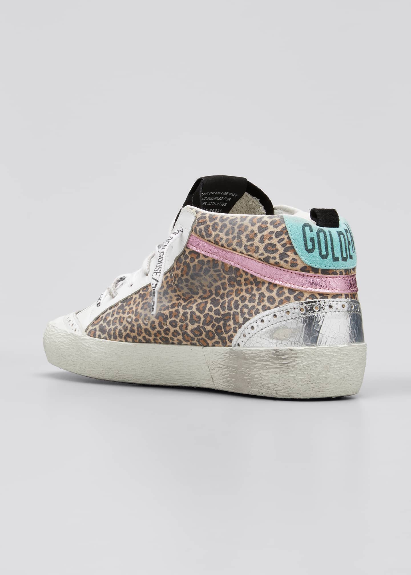 leopard mid star golden goose