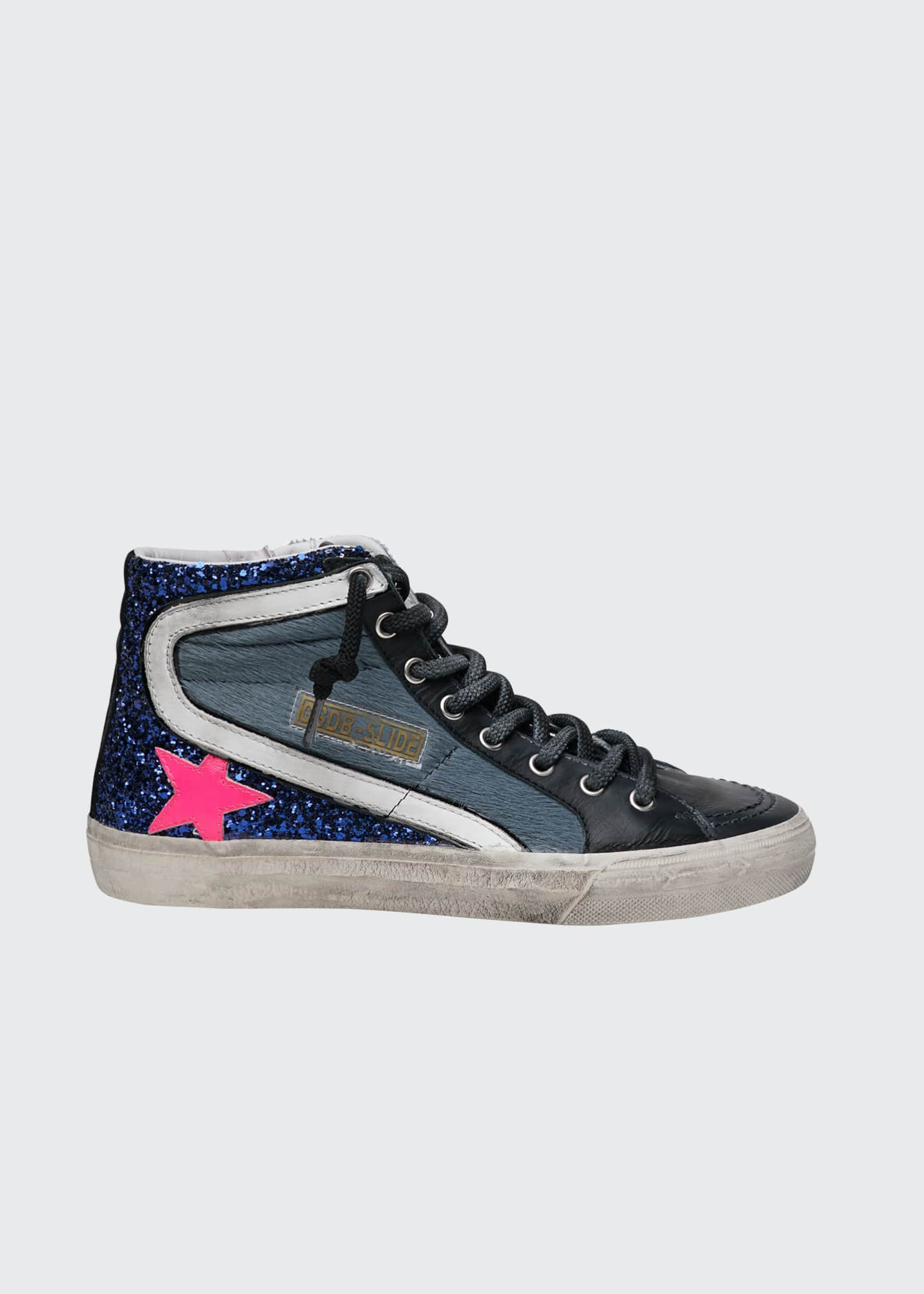 golden goose glitter high tops