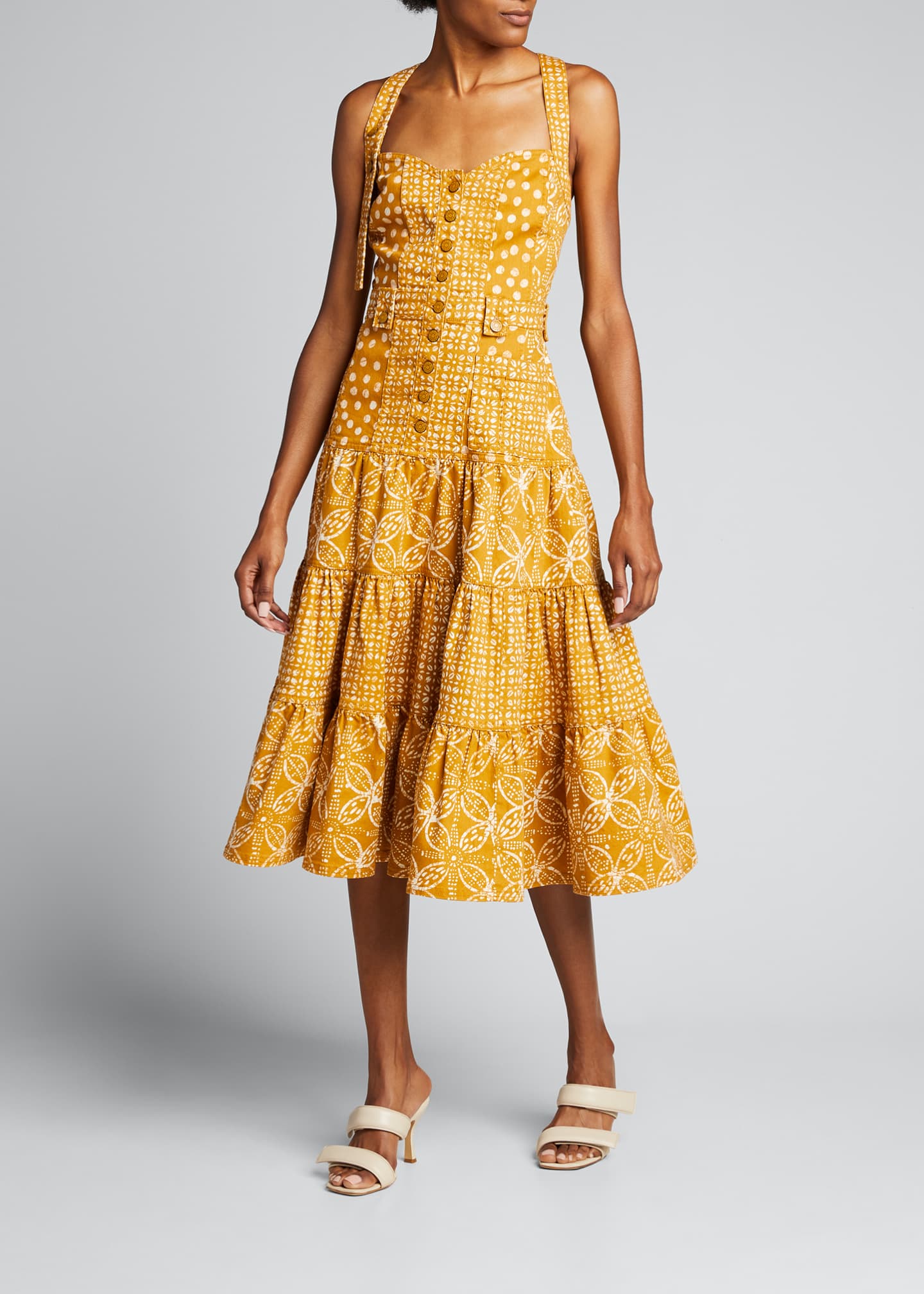 ulla johnson yellow dress