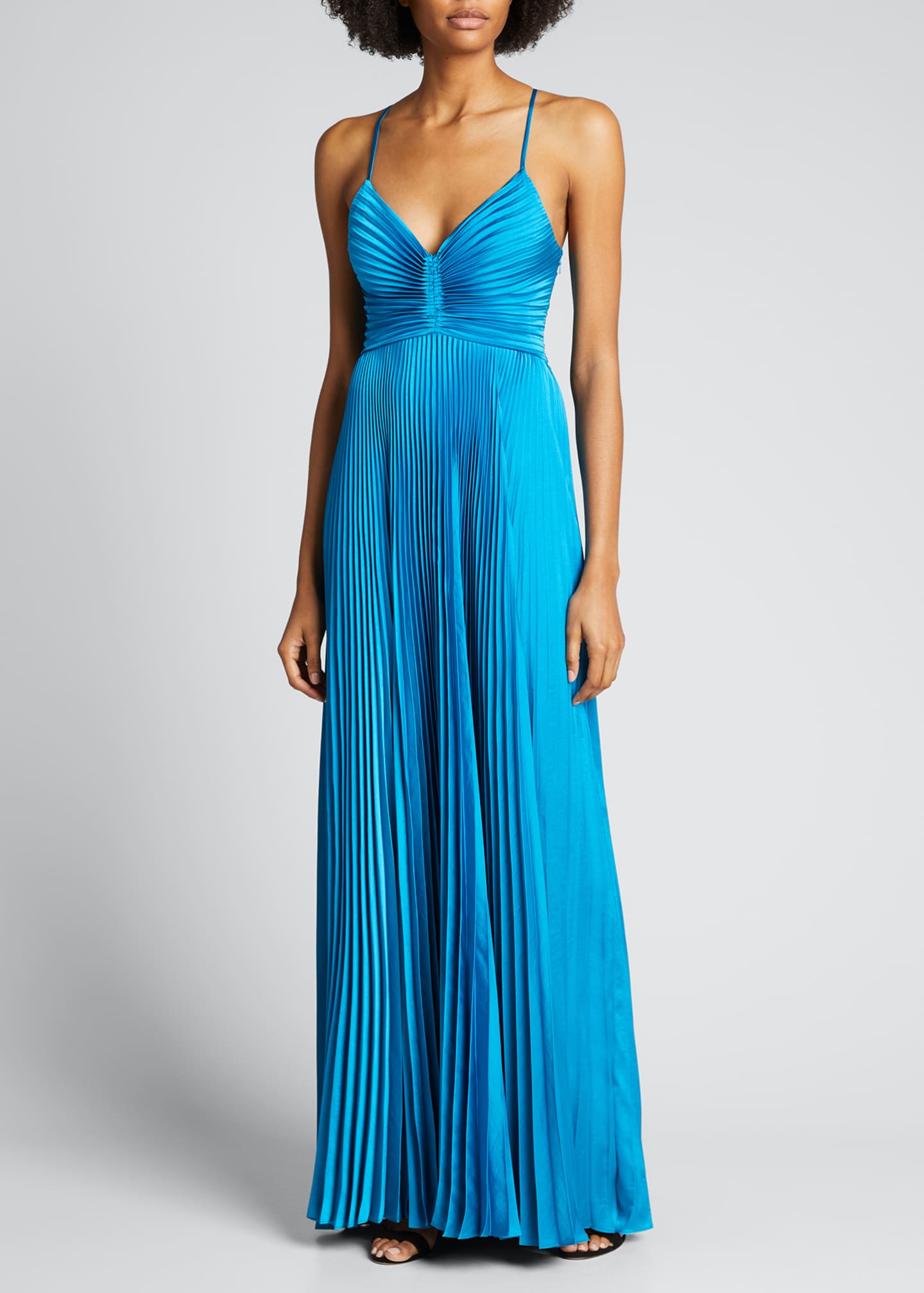 A L C Aries Pleated Gown Bergdorf Goodman