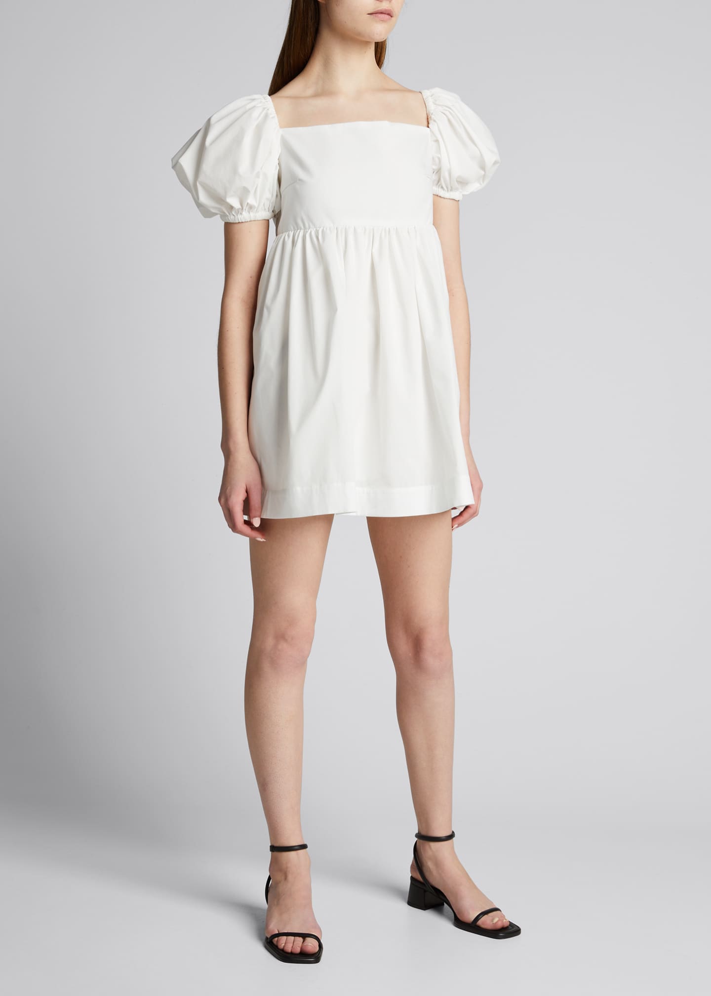 Kam Puff-Sleeve Mini Dress