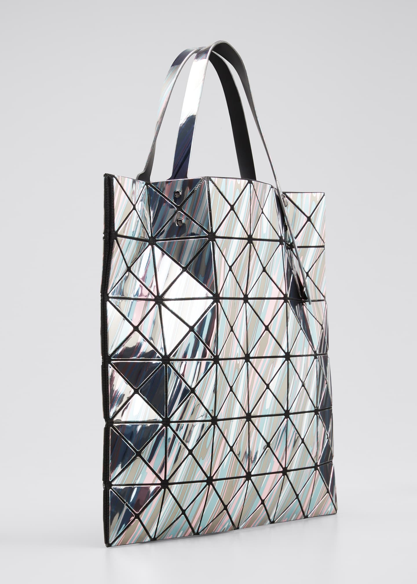 BAO BAO ISSEY MIYAKE Drape Metallic Print Tile Tote Bag - Bergdorf Goodman