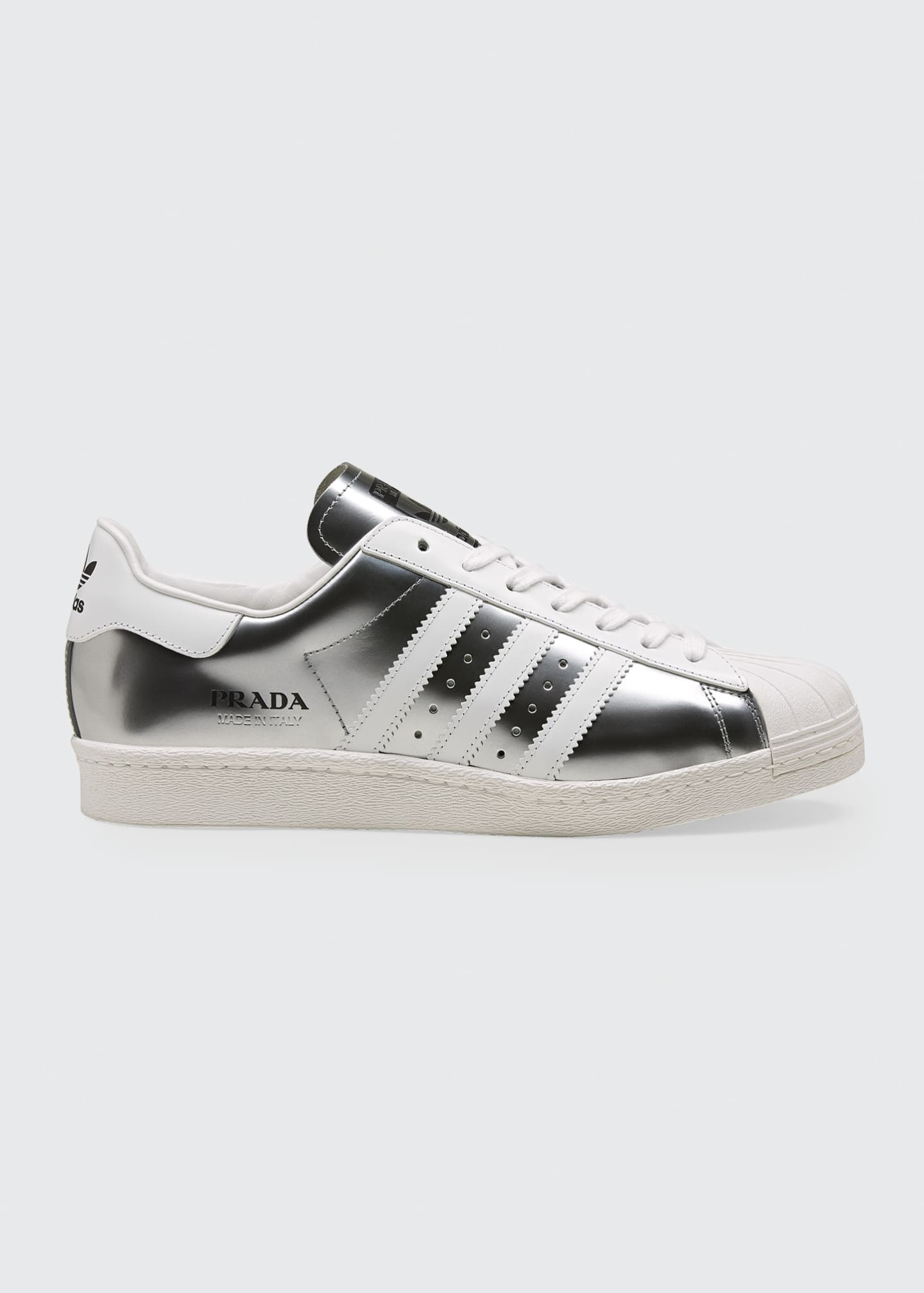 Adidas x Prada x Prada Superstar Metallic Bicolor Classic Sneakers - Bergdorf Goodman