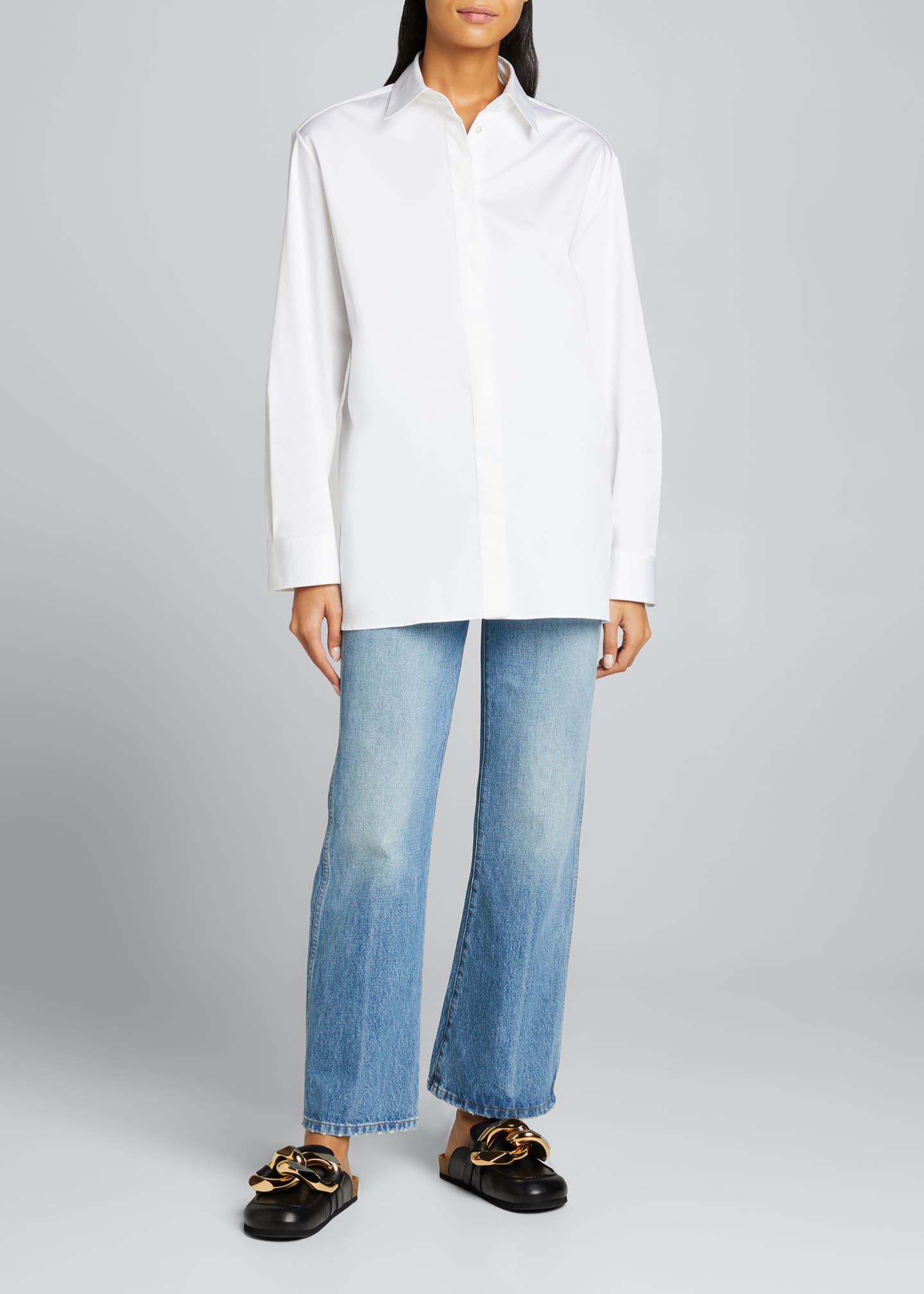 jw anderson chunky napa chain slide mules