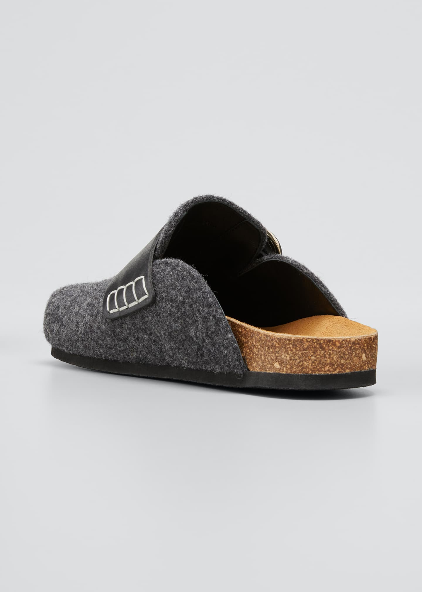 JW Anderson Buckle Slide Mules Bergdorf Goodman