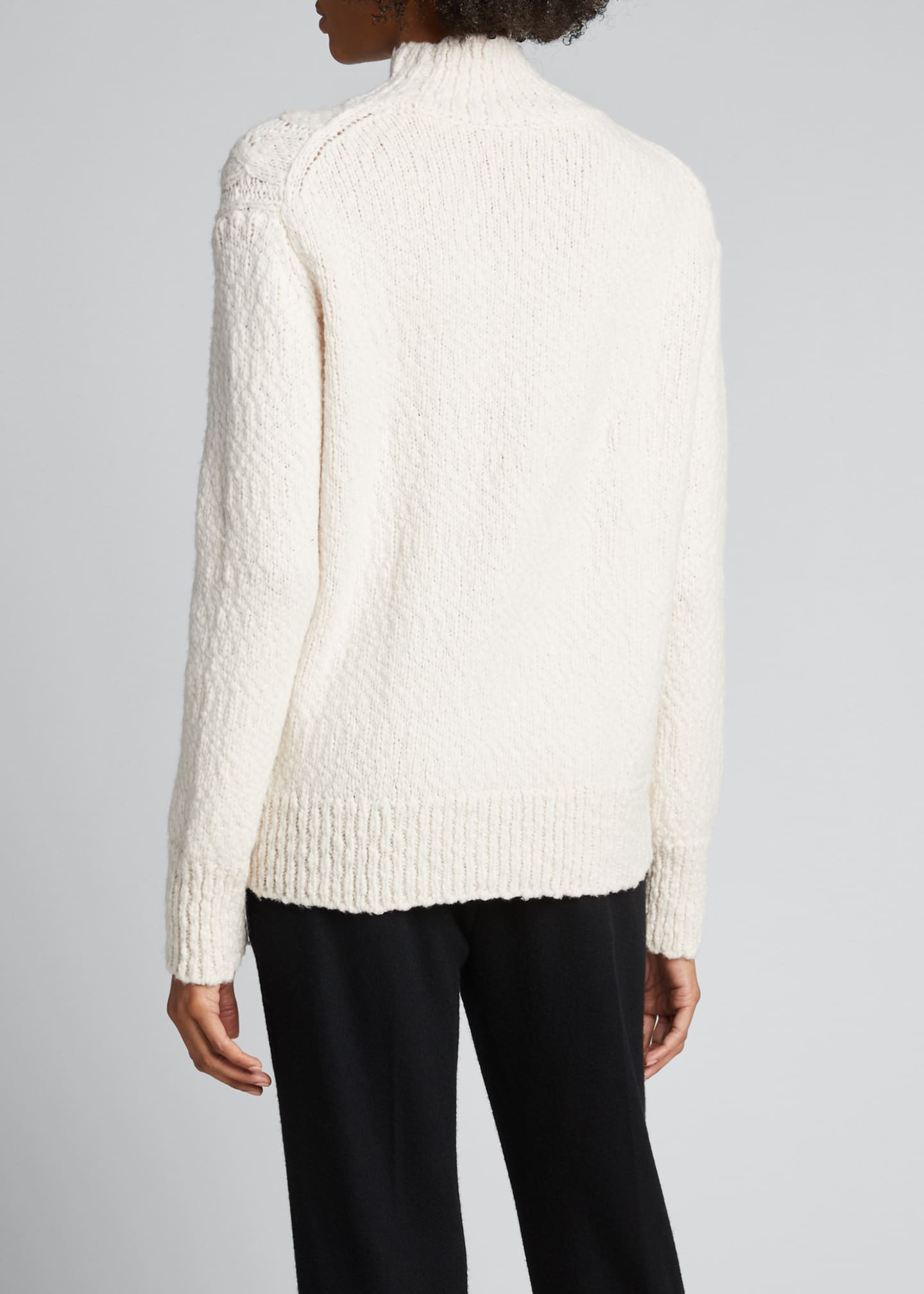 Vince Rising Cable-Knit Turtleneck Sweater - Bergdorf Goodman