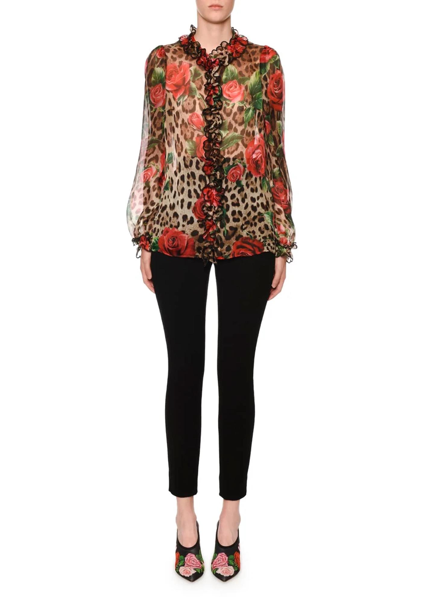 dolce gabbana printed dress