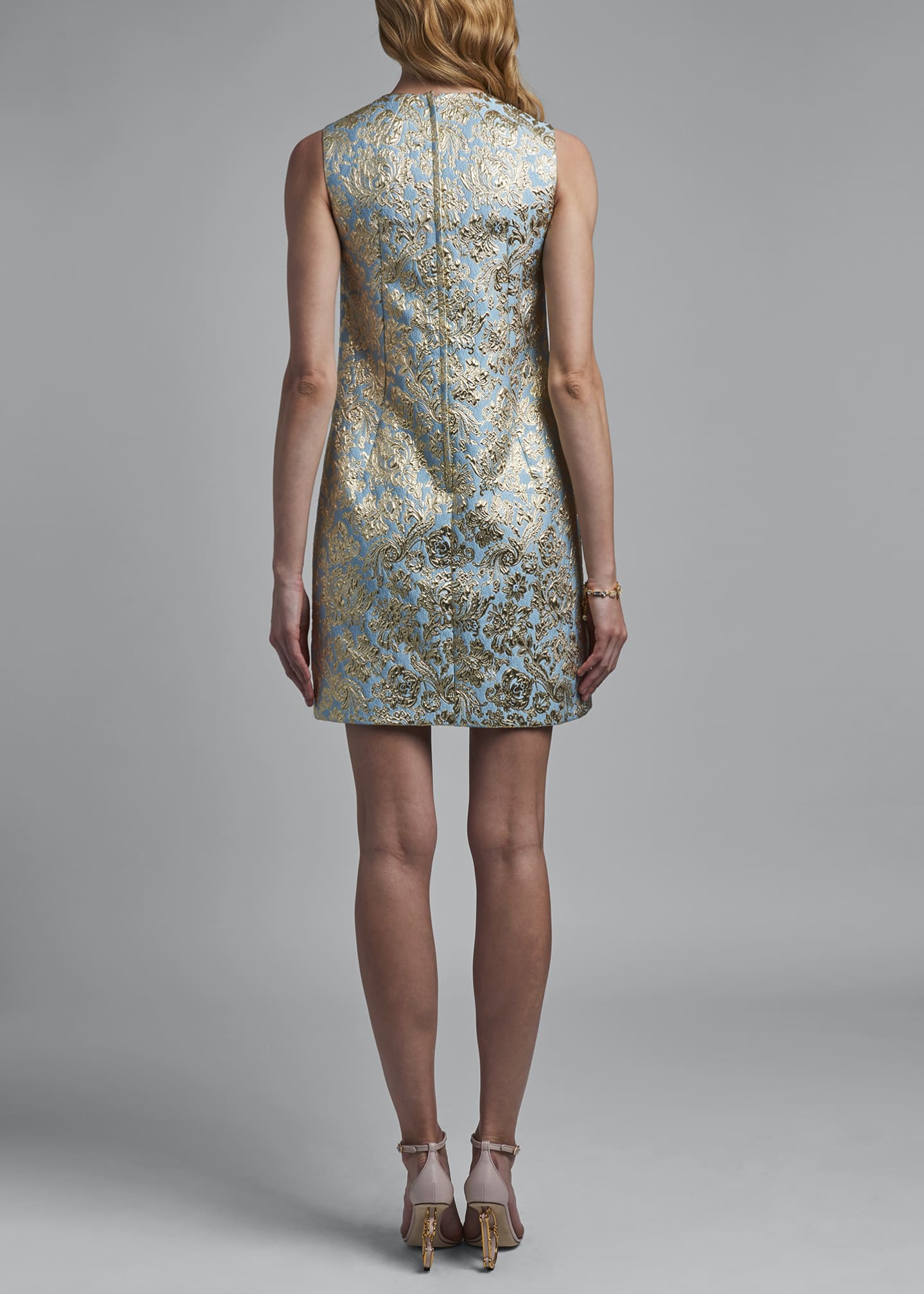 Dolce&Gabbana Jacquard Shift Cocktail Dress Bergdorf Goodman