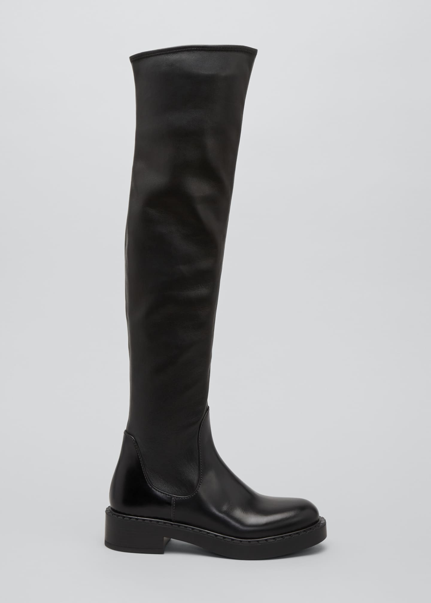 prada over knee boots