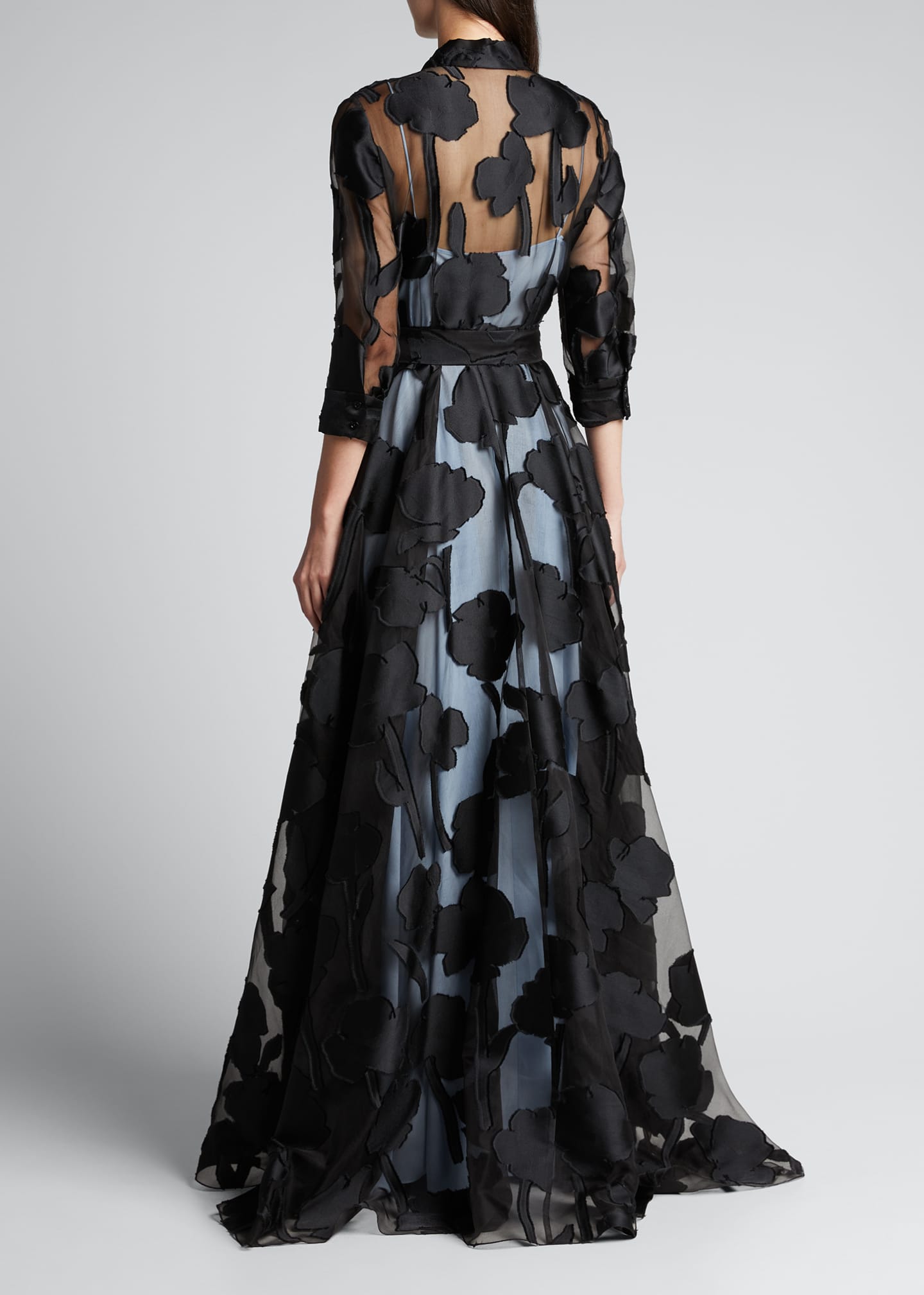 carolina herrera floral gown