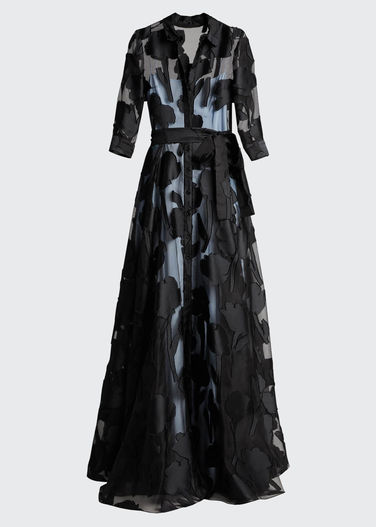 carolina herrera floral gown