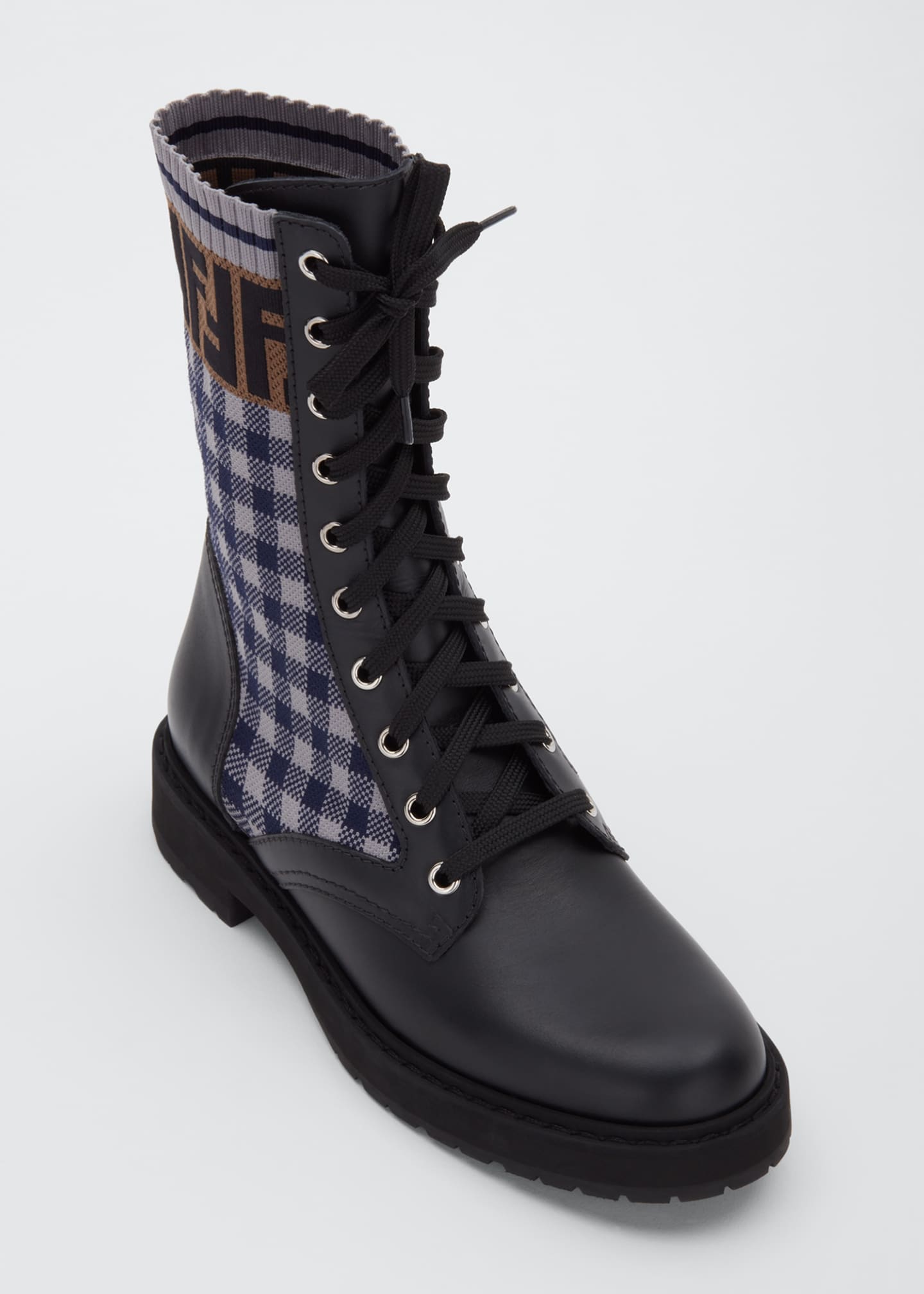 fendi sock combat boots