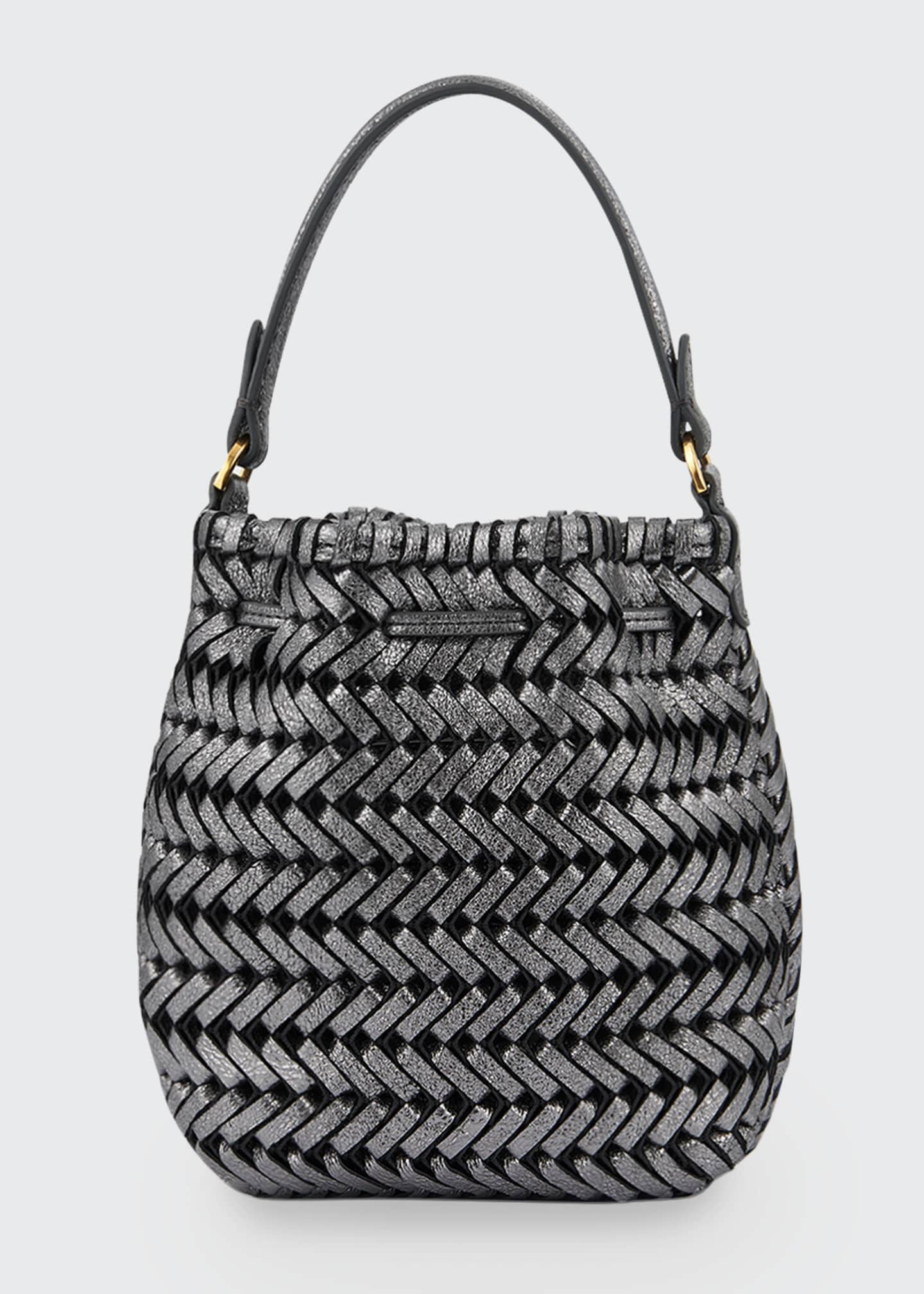 Anya Hindmarch The Neeson Micro Crinkle Drawstring Bucket Bag