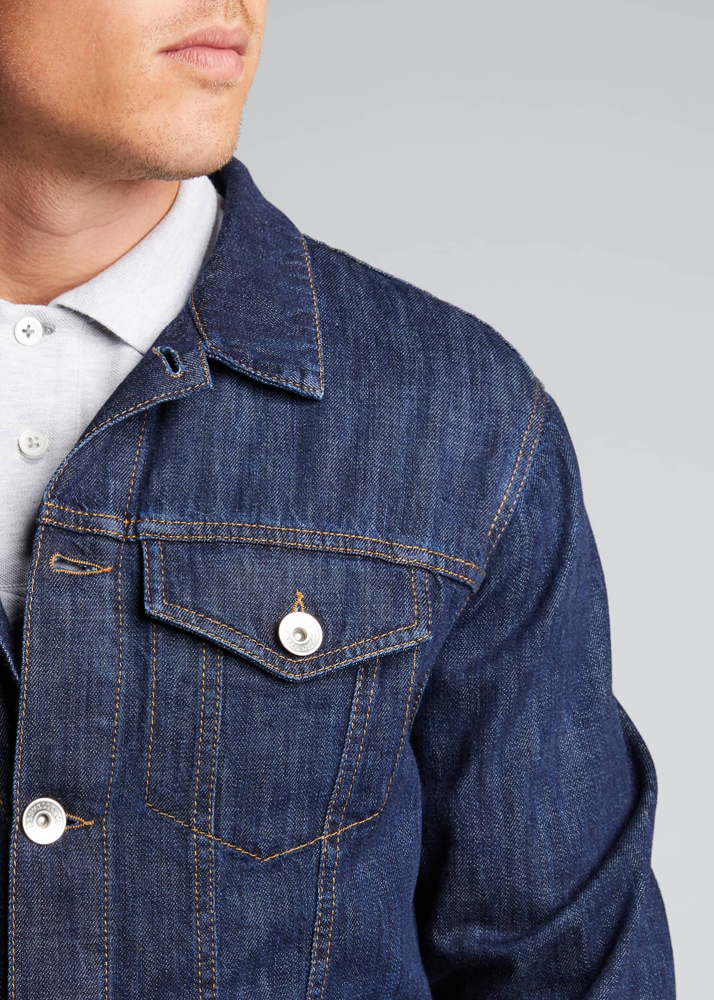 brunello cucinelli denim jacket