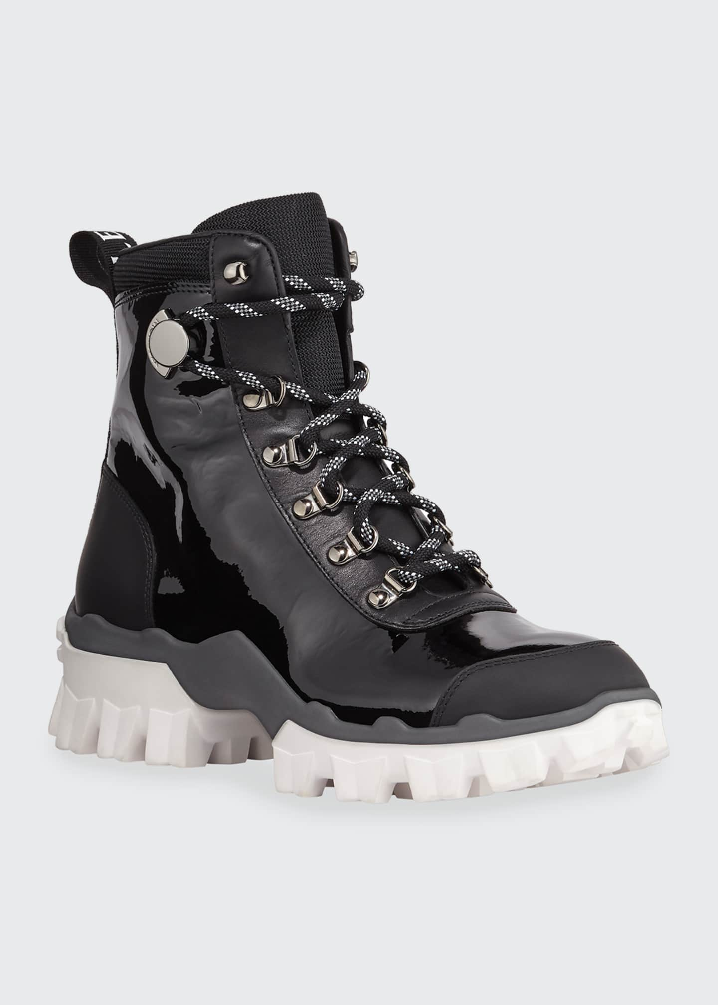 Moncler Helis Stivale Leather Lace-Up Hiking Boots - Bergdorf Goodman