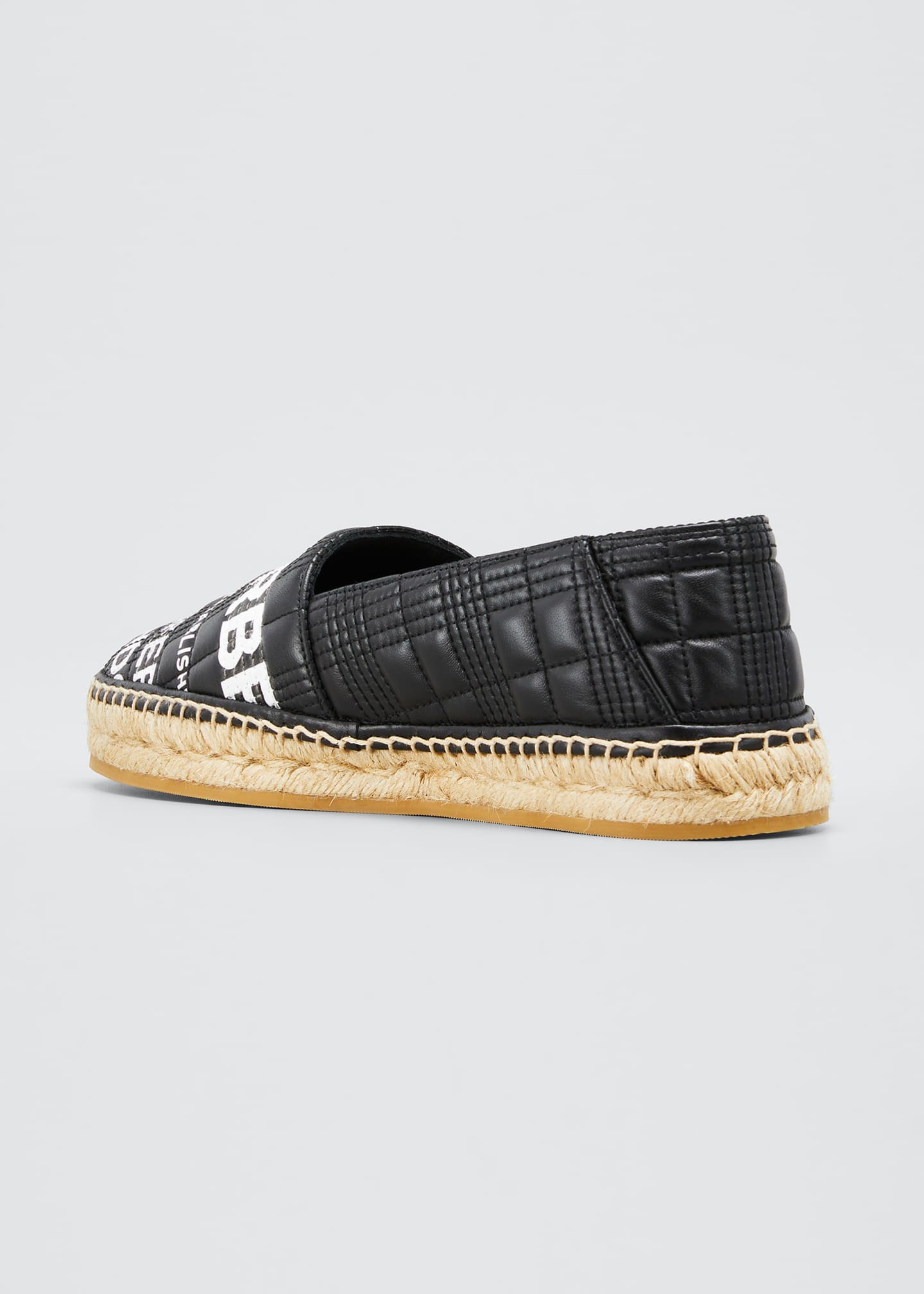burberry black espadrilles